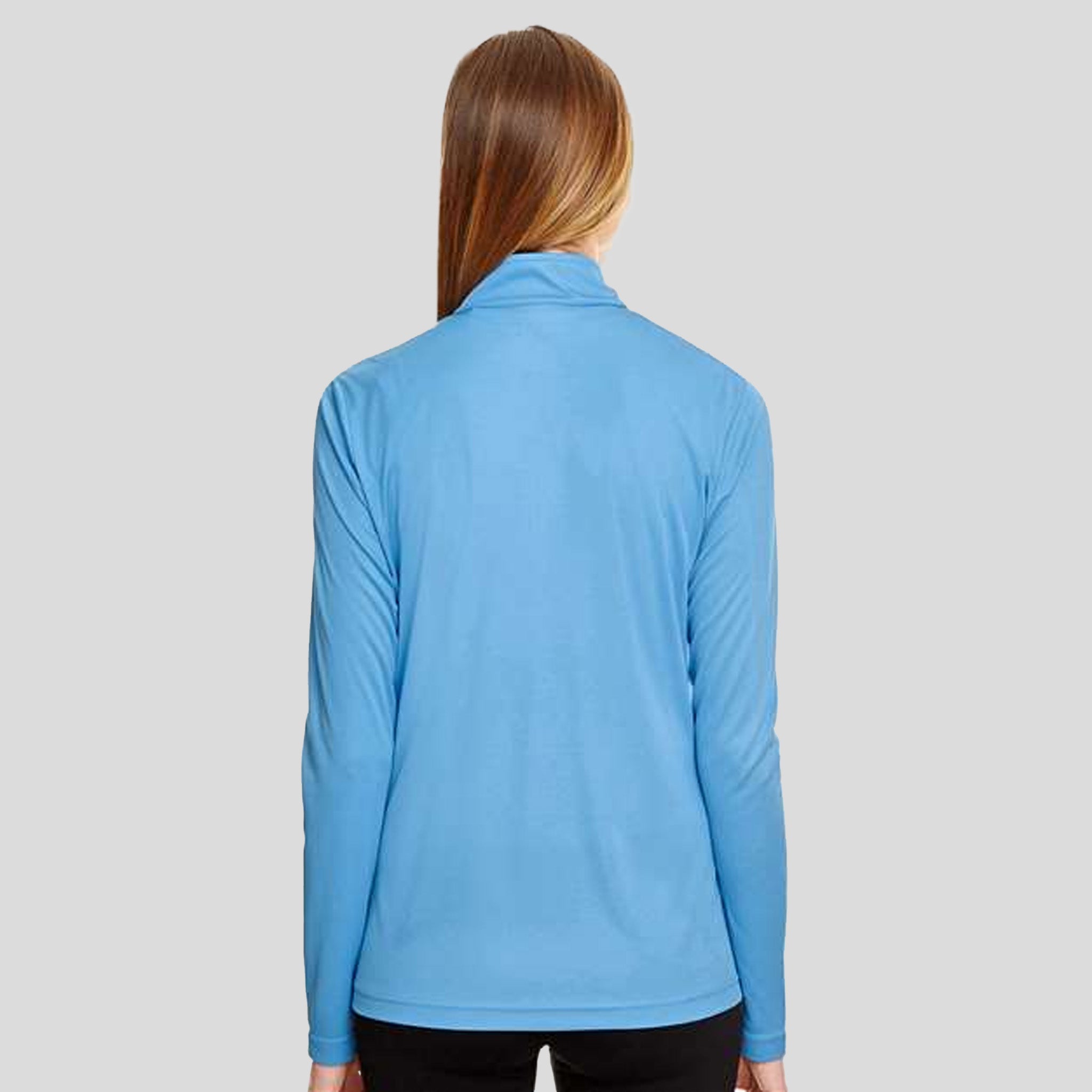 Women's Zone Performance Quarter-Zip Pullover | Sport Light Blue