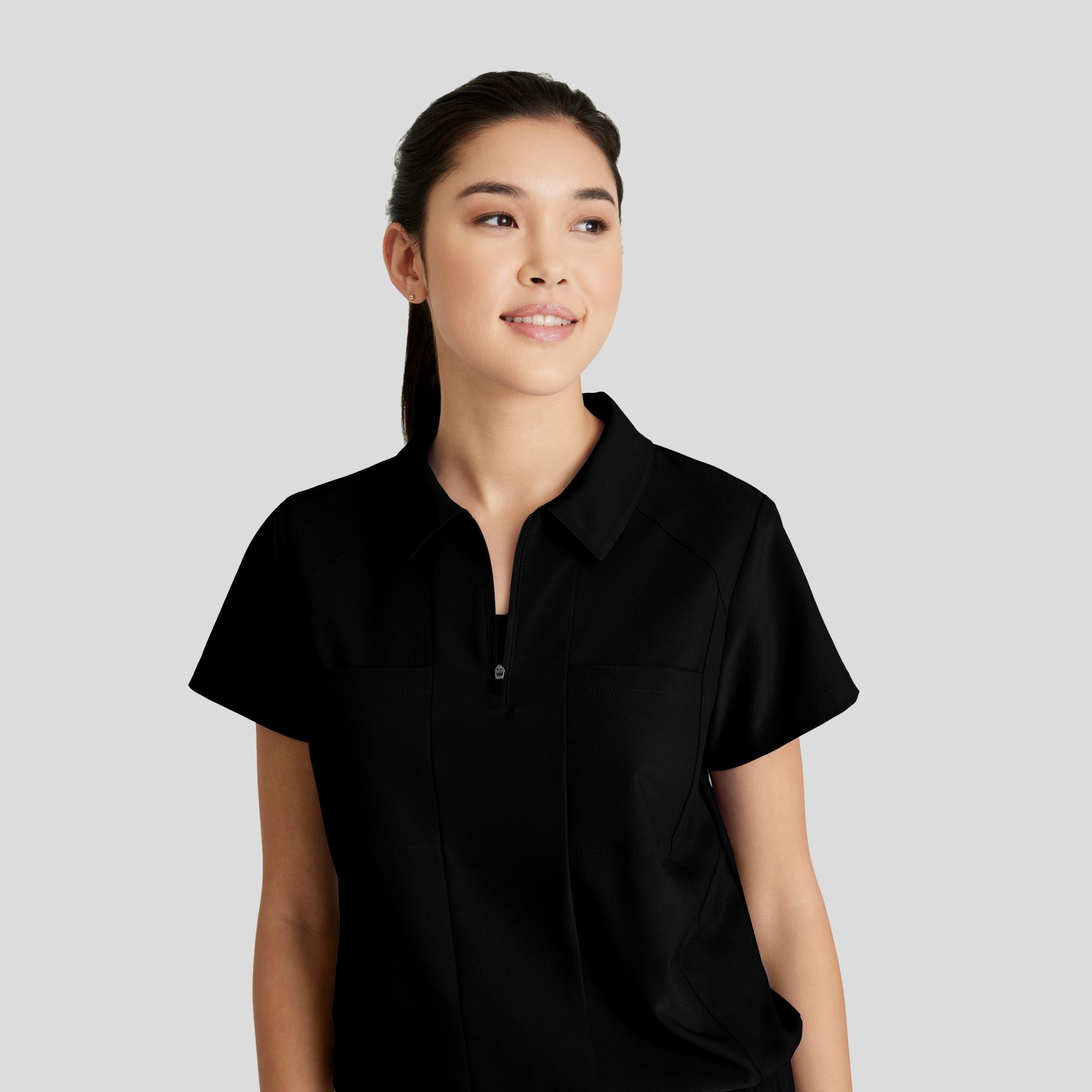 Perseverance Scrub Top | Black