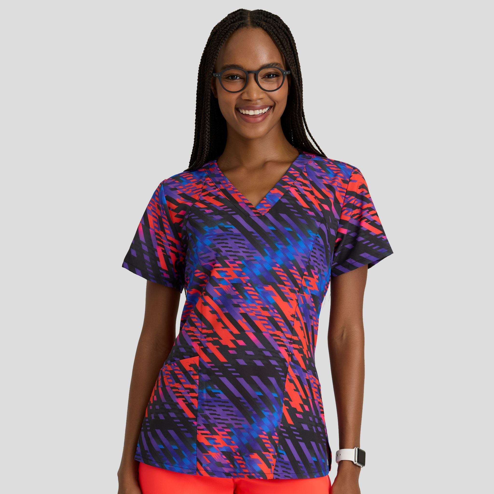 Thrive Print Top | Radiant Prism