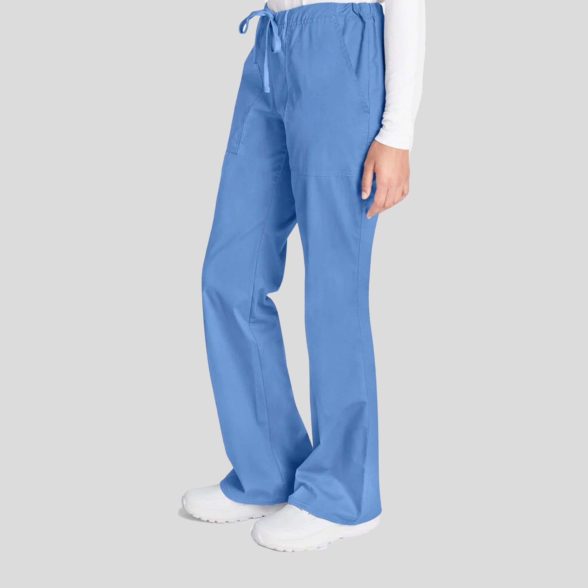 Flare Leg Drawstring Scrub Pant | Ciel