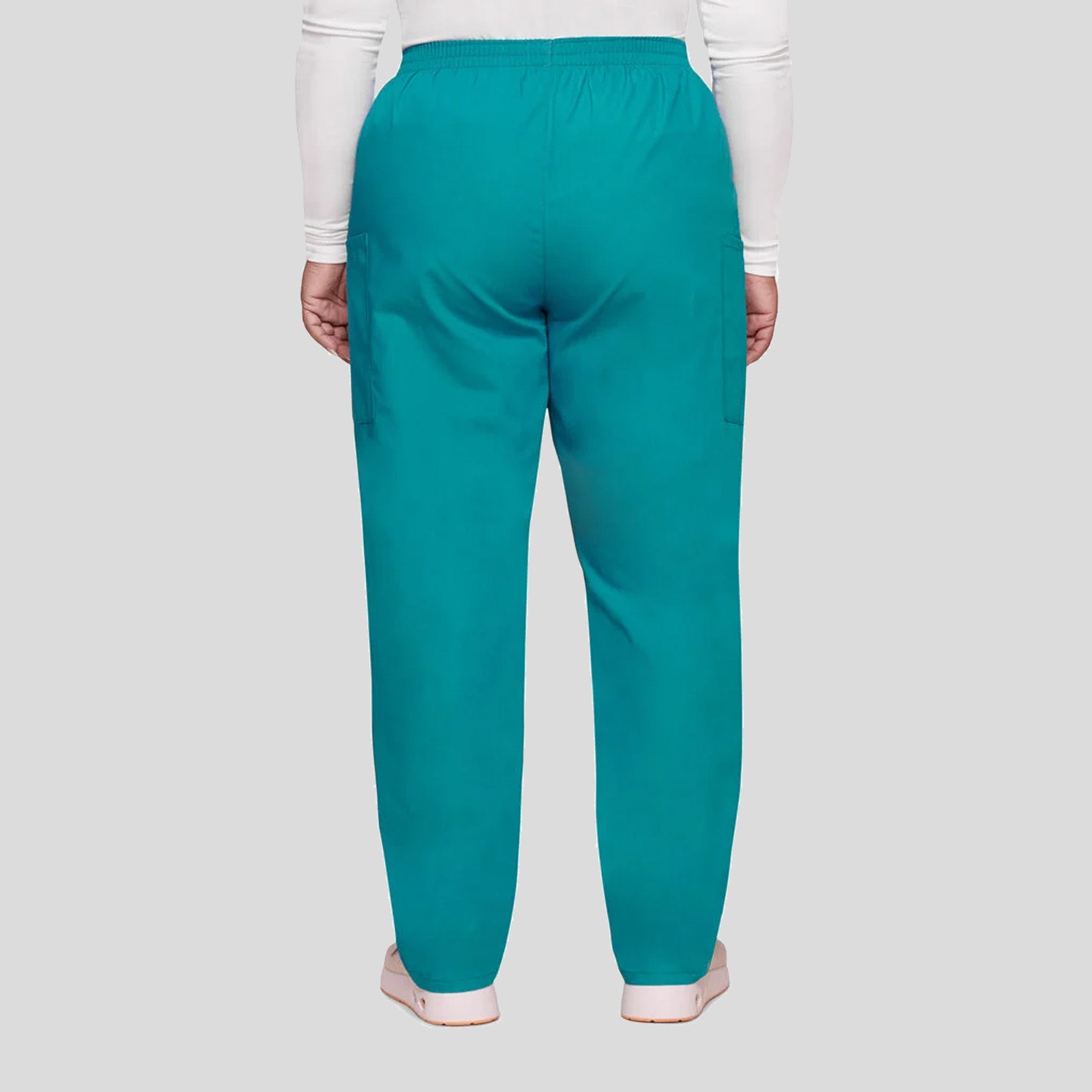 Elastic Waist Utility Scrub Pant | Teal