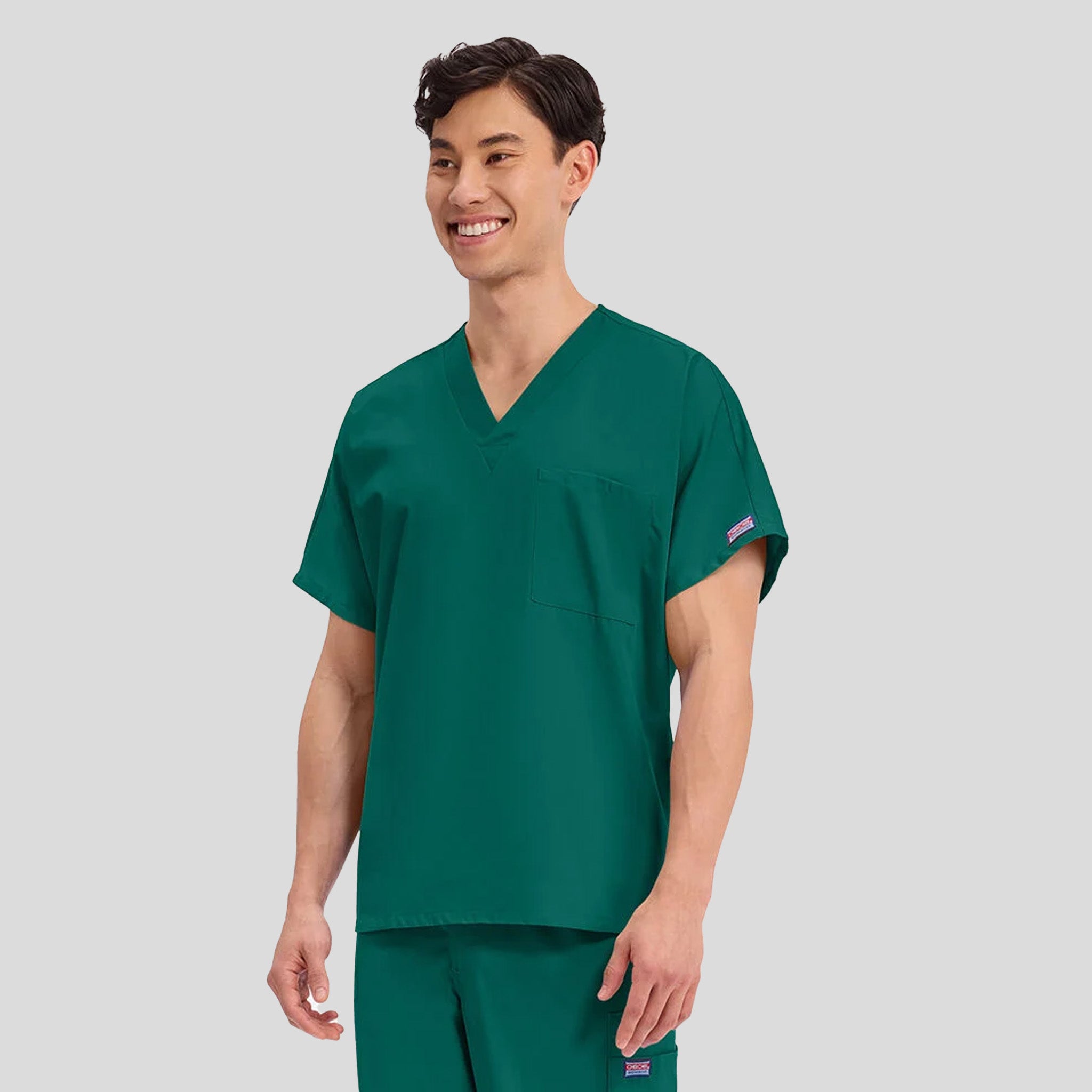 Unisex V-Neck 1 Pocket | Hunter