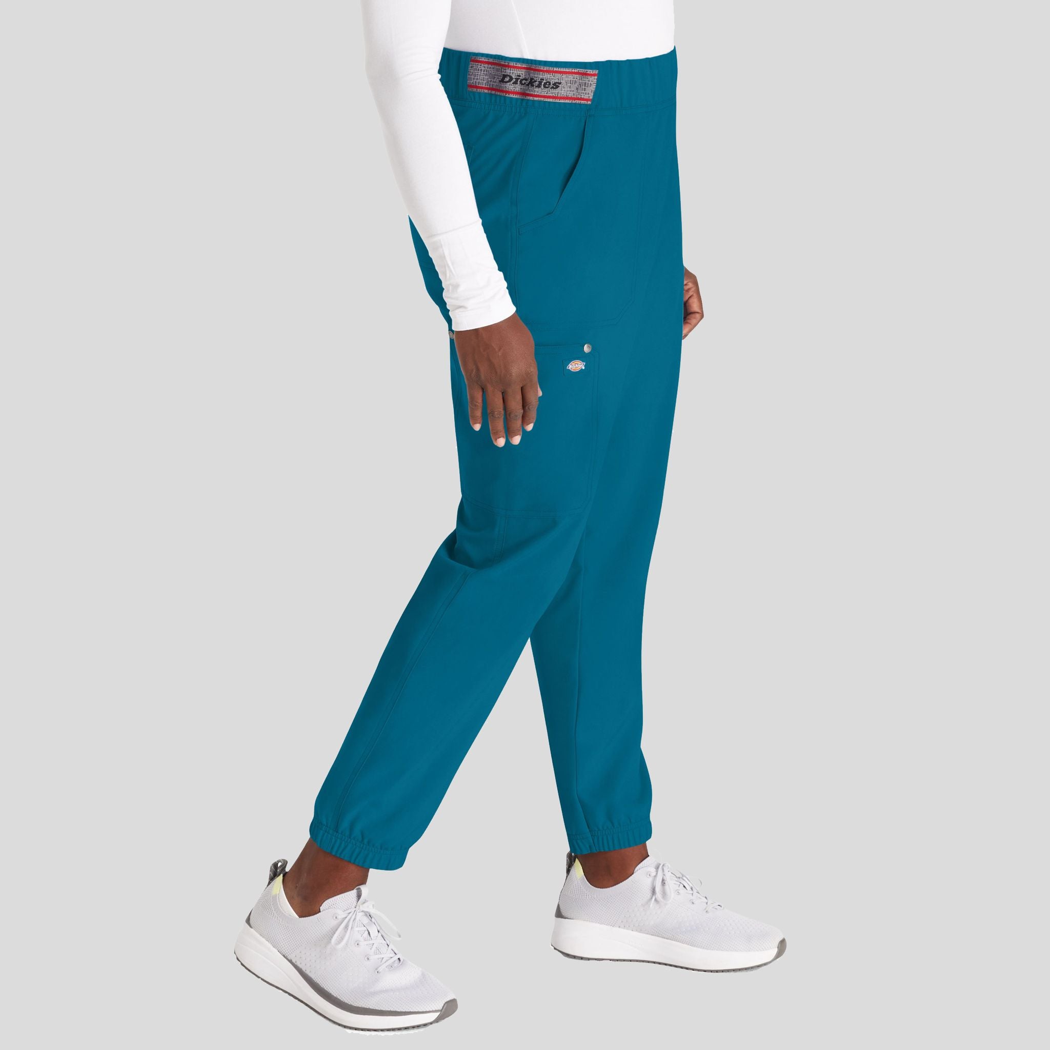 Women's Mid Rise Jogger Scrub Pant | Caribbean