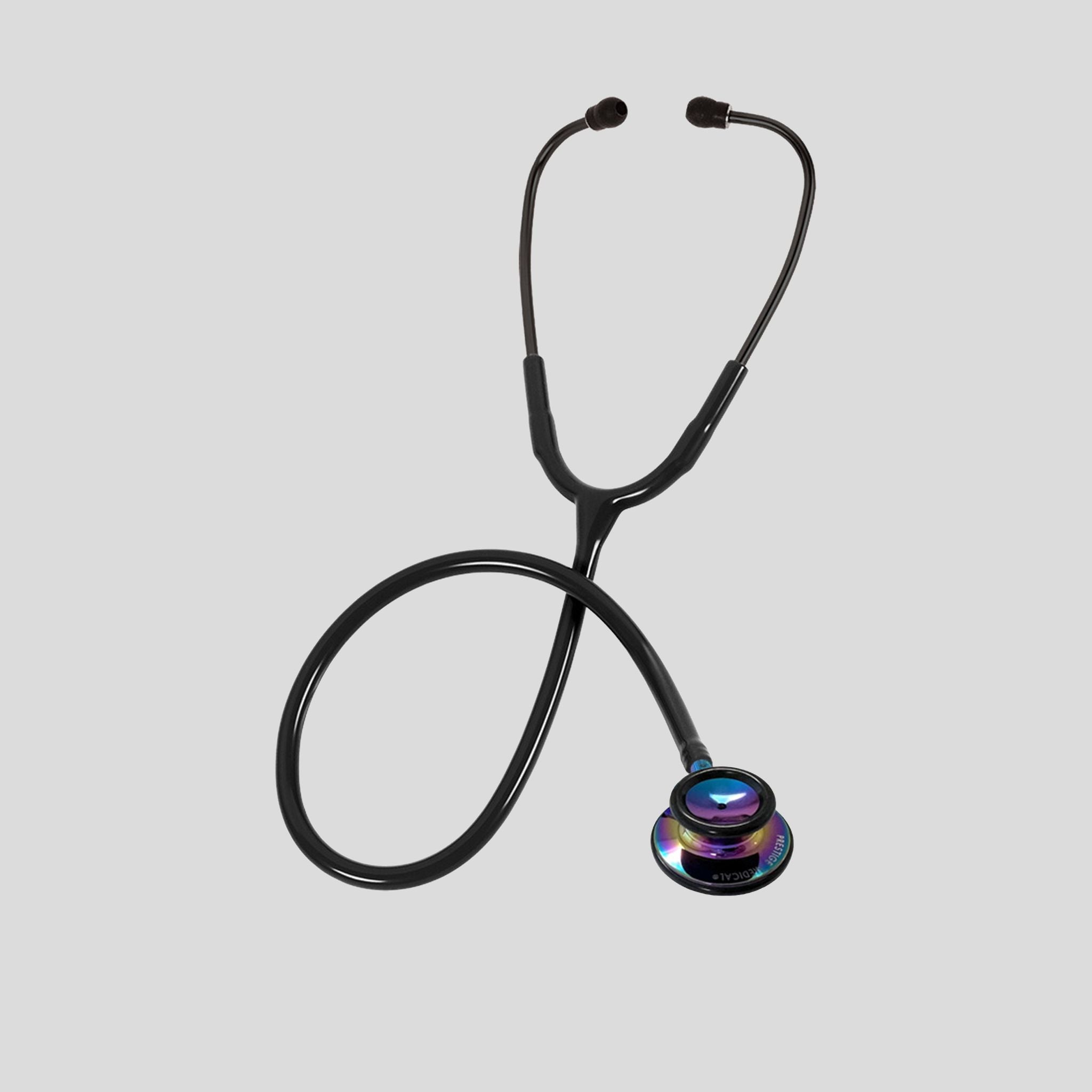 Clinical Lite⢠Stethoscope | Rainbow Stealth Black