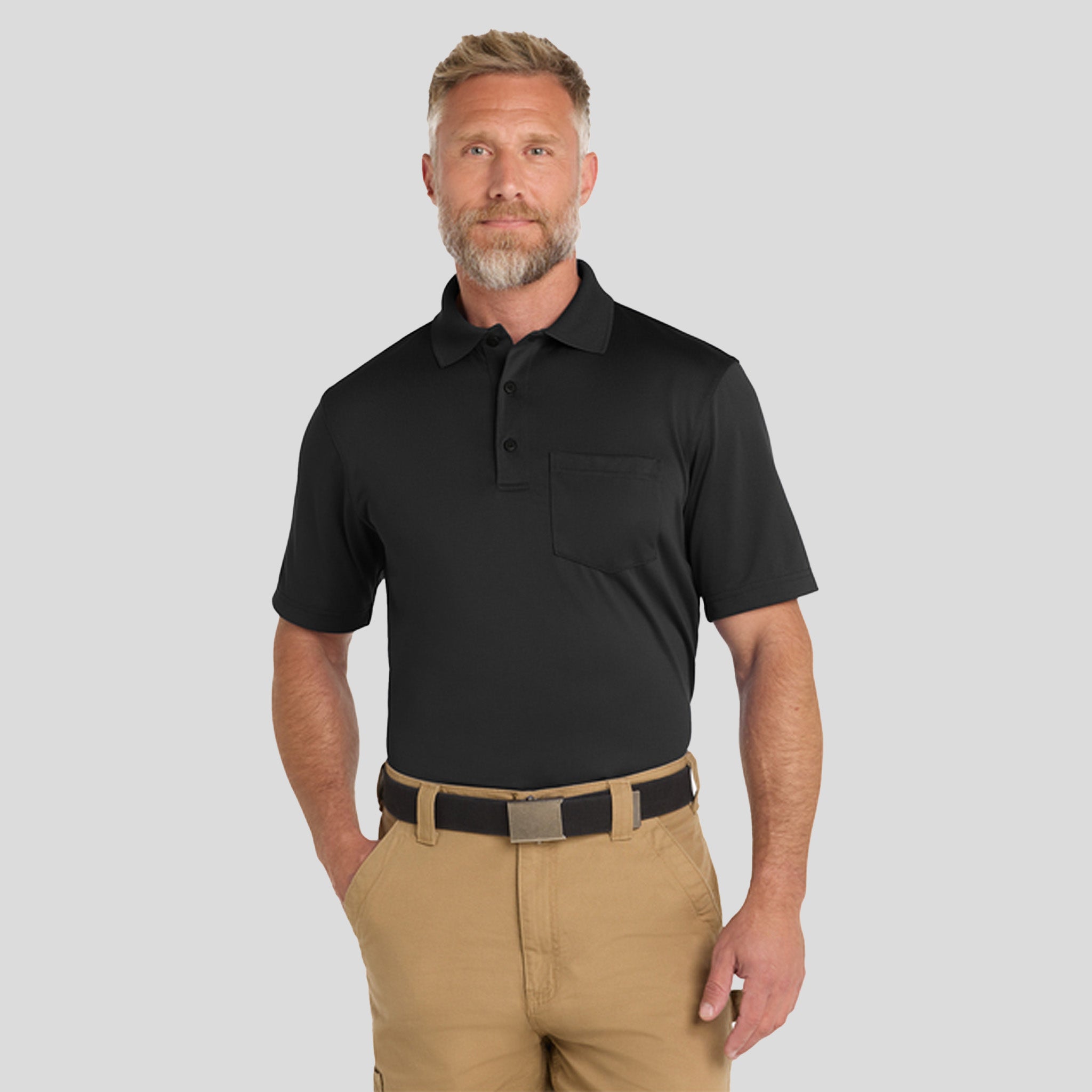 Select Snag-Proof Pocket Polo | Black