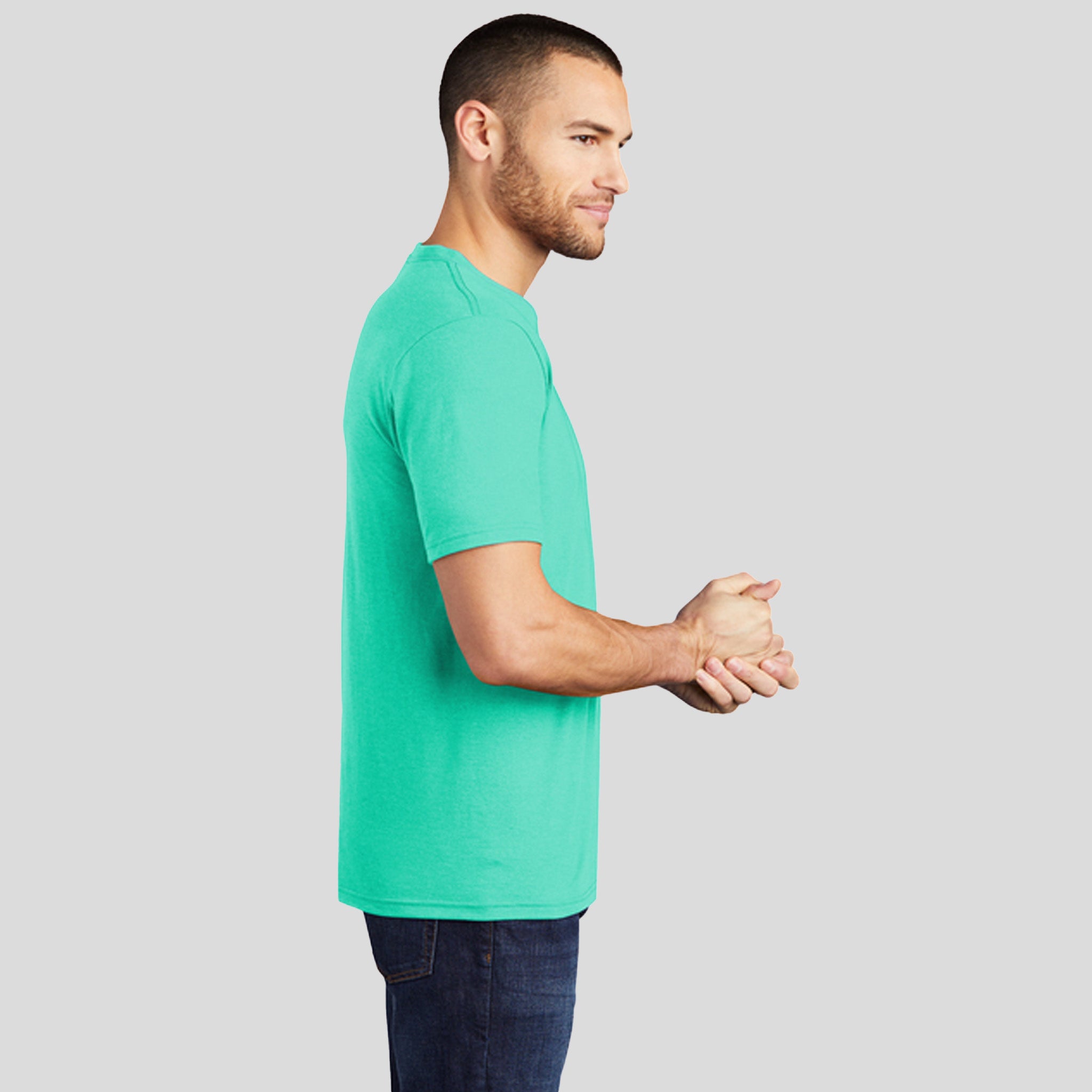 Perfect TriĀ® Tee | Aqua Heather