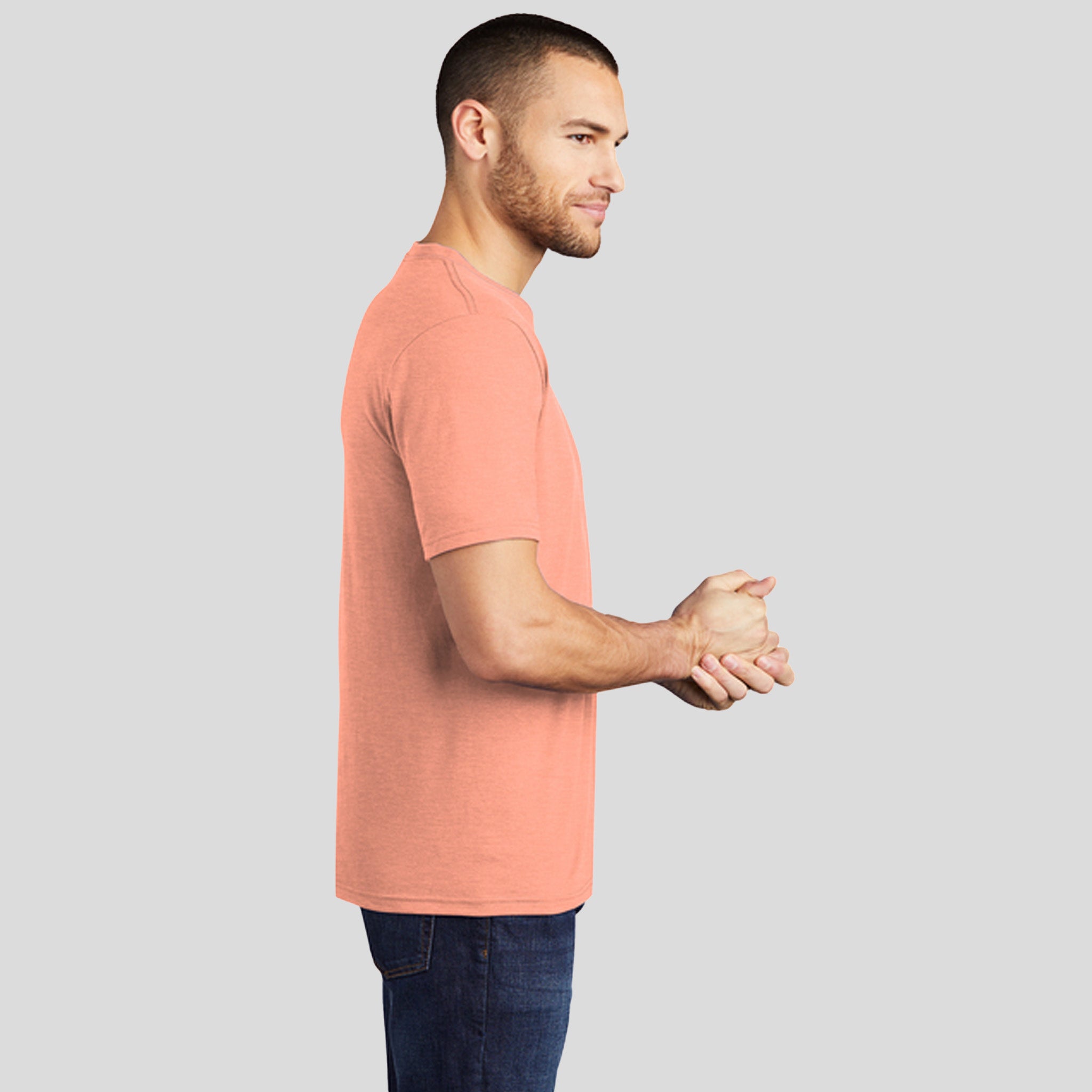 Perfect TriĀ® Tee | Heathered Dusty Peach