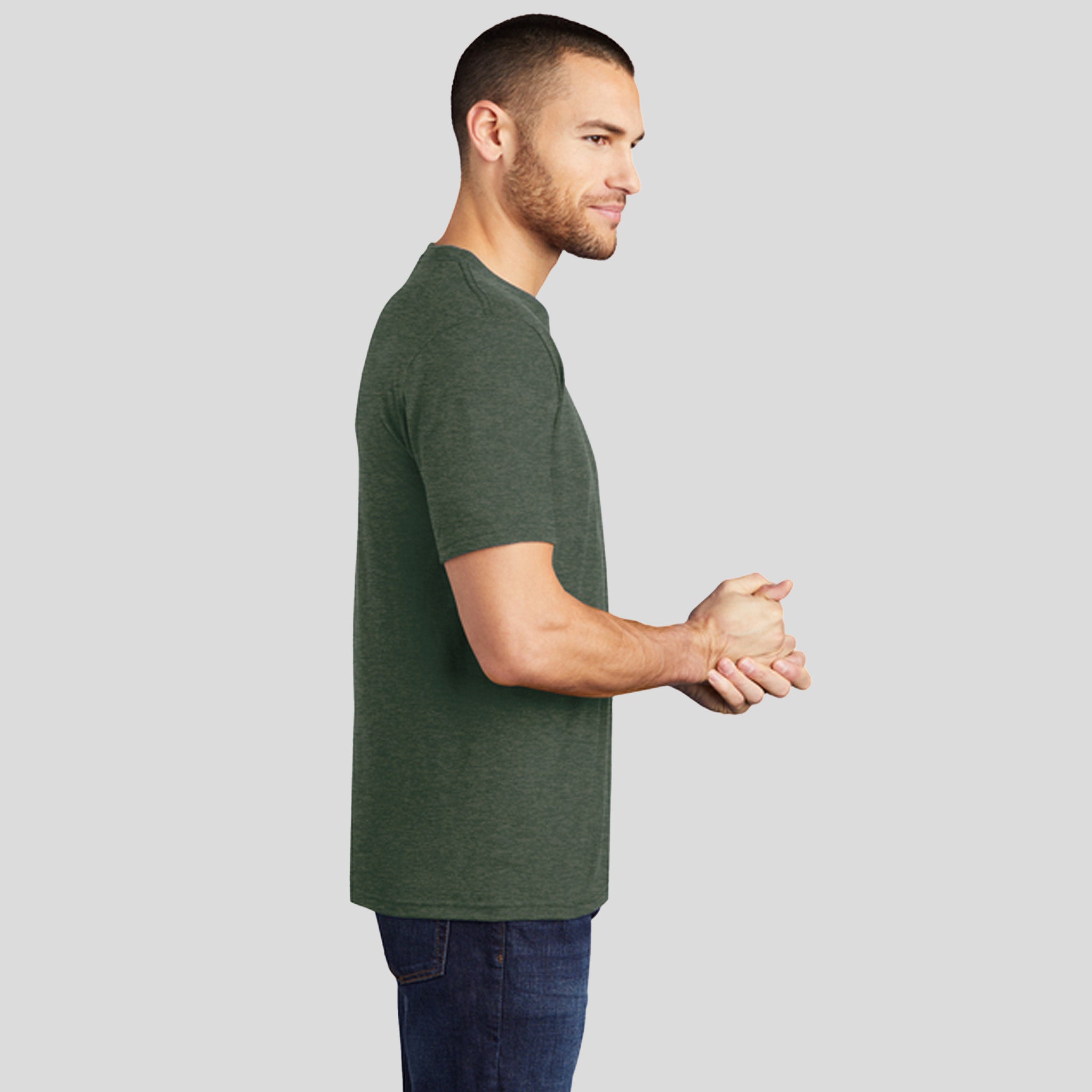 Perfect TriĀ® Tee | Heathered Forest Green