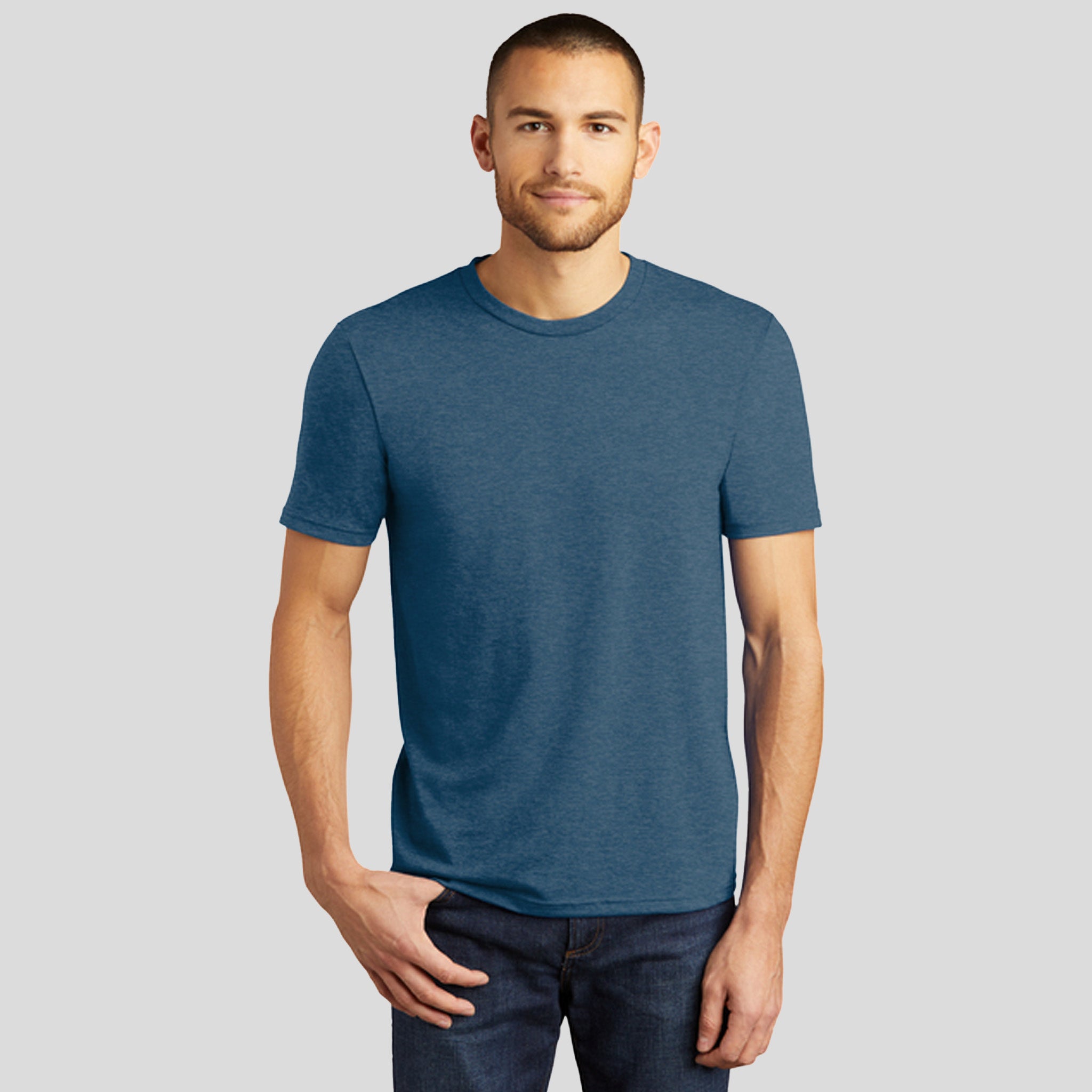 Perfect TriĀ® Tee | Heathered Neptune Blue