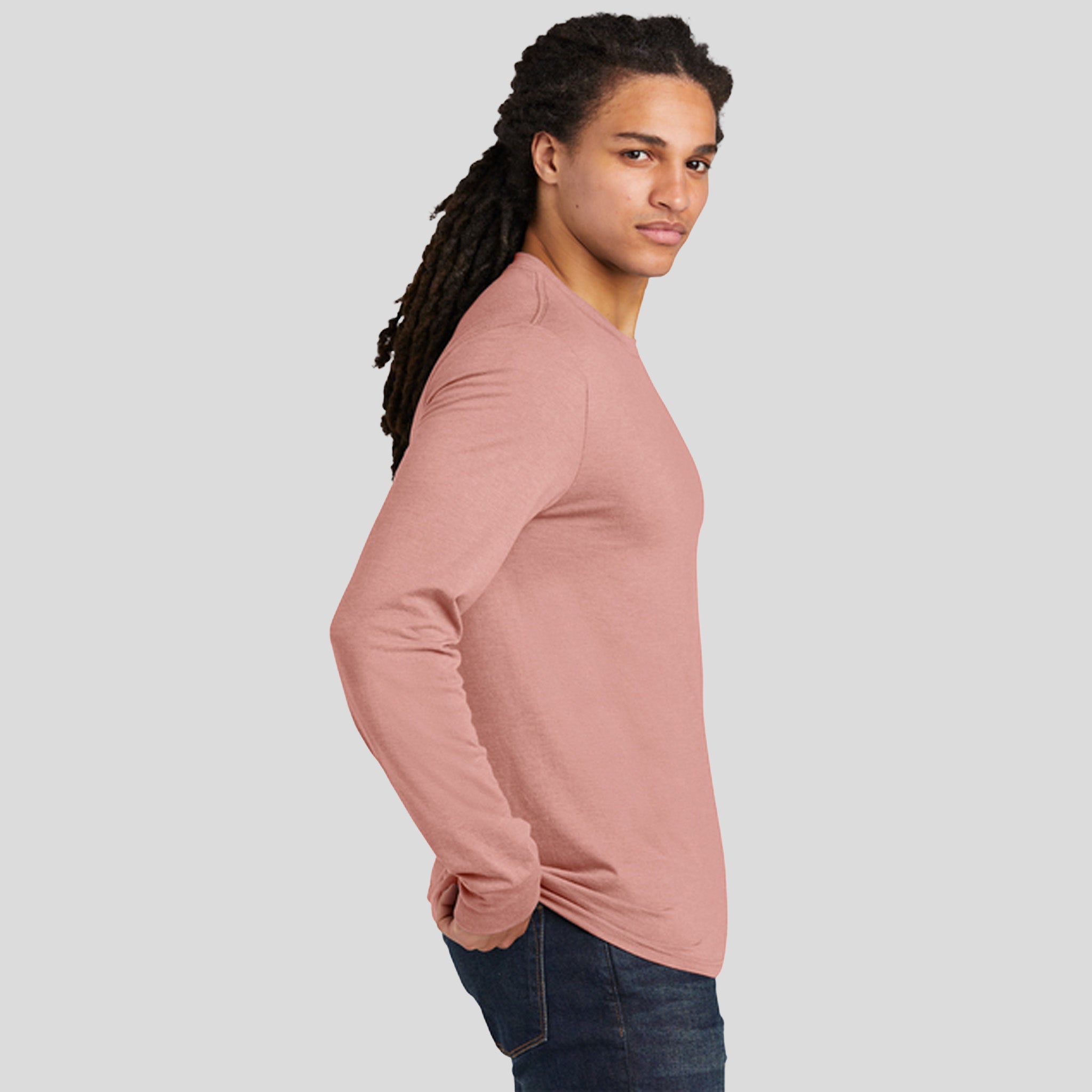 Perfect TriĀ® Long Sleeve Tee | Blush Frost