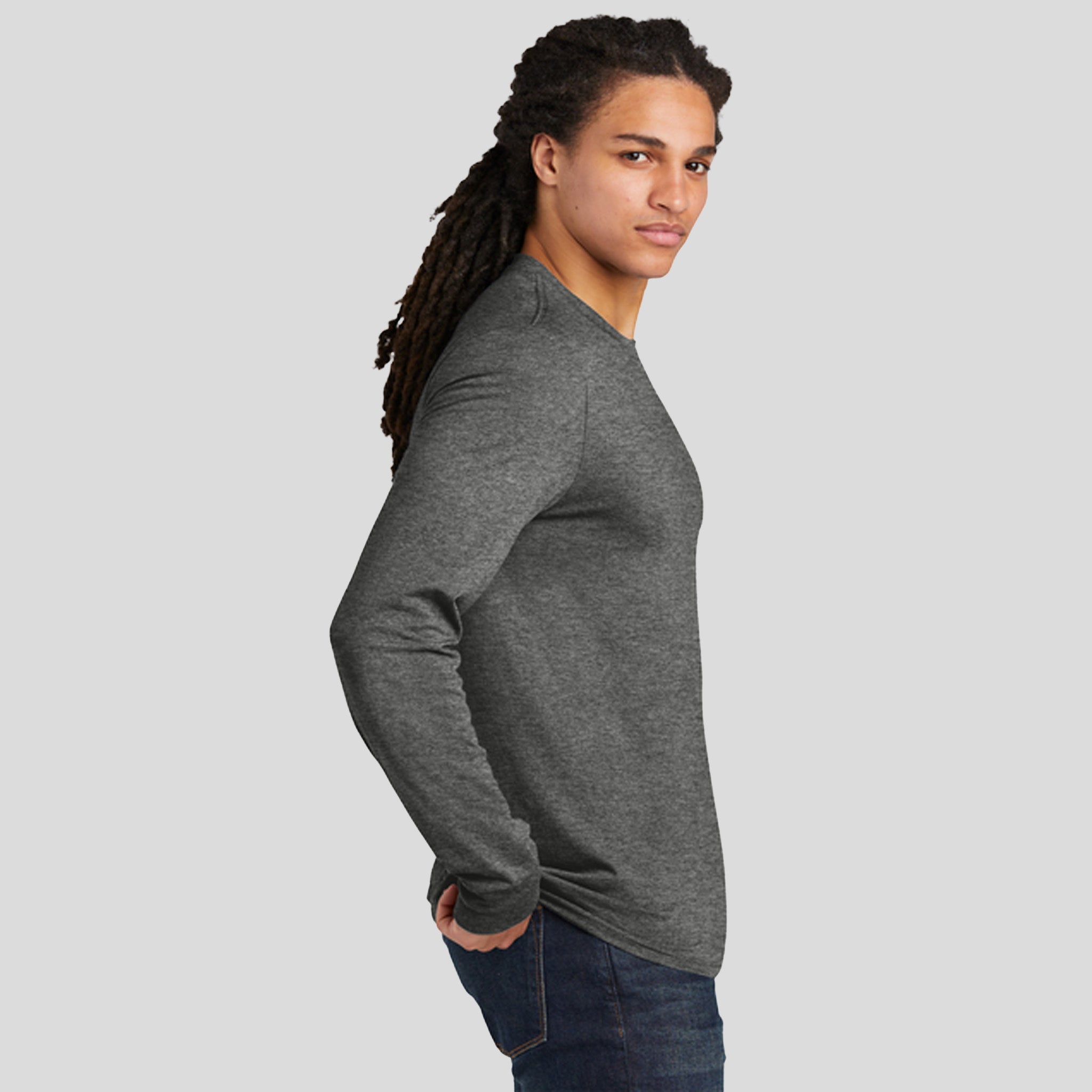 Perfect TriĀ® Long Sleeve Tee | Grey Frost