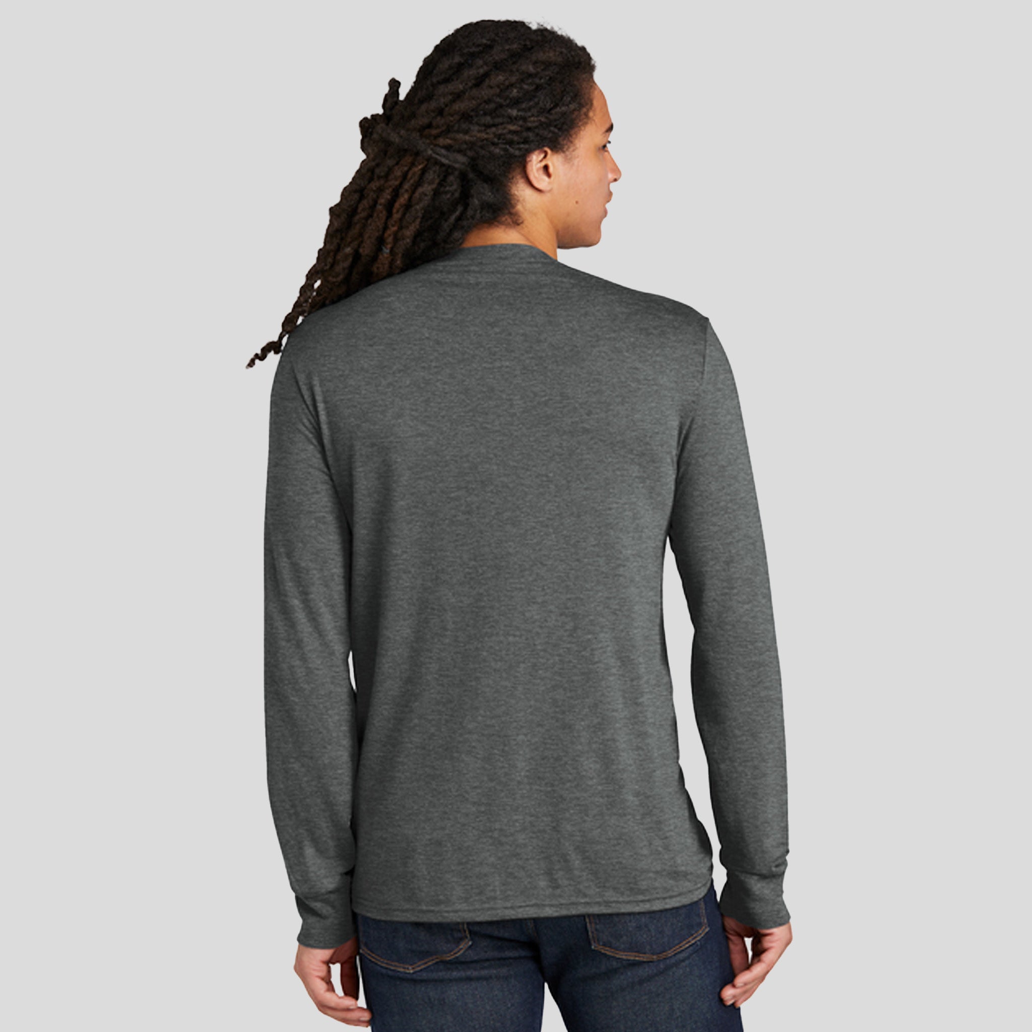 Perfect TriĀ® Long Sleeve Tee | Heathered Charcoal