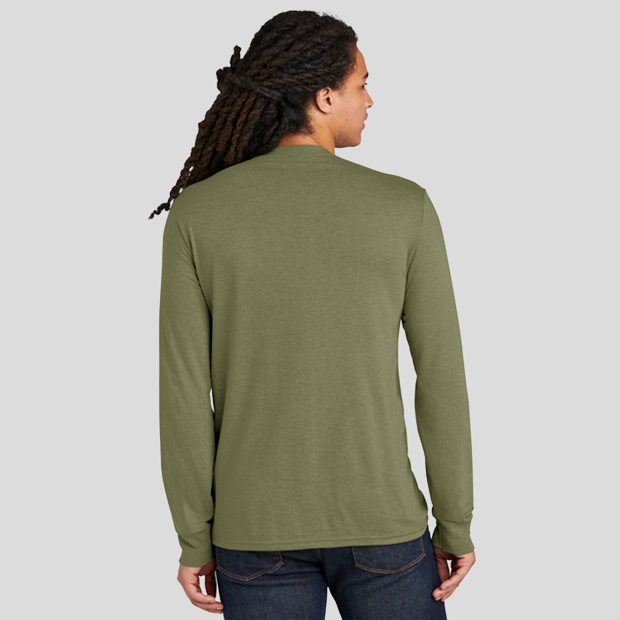 Perfect TriĀ® Long Sleeve Tee | Military Green Frost