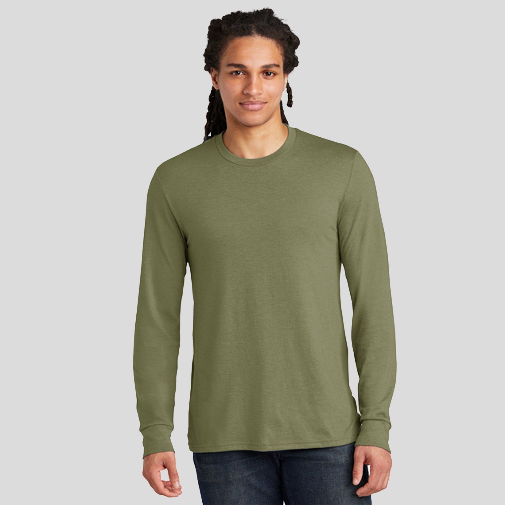 Perfect TriĀ® Long Sleeve Tee | Military Green Frost