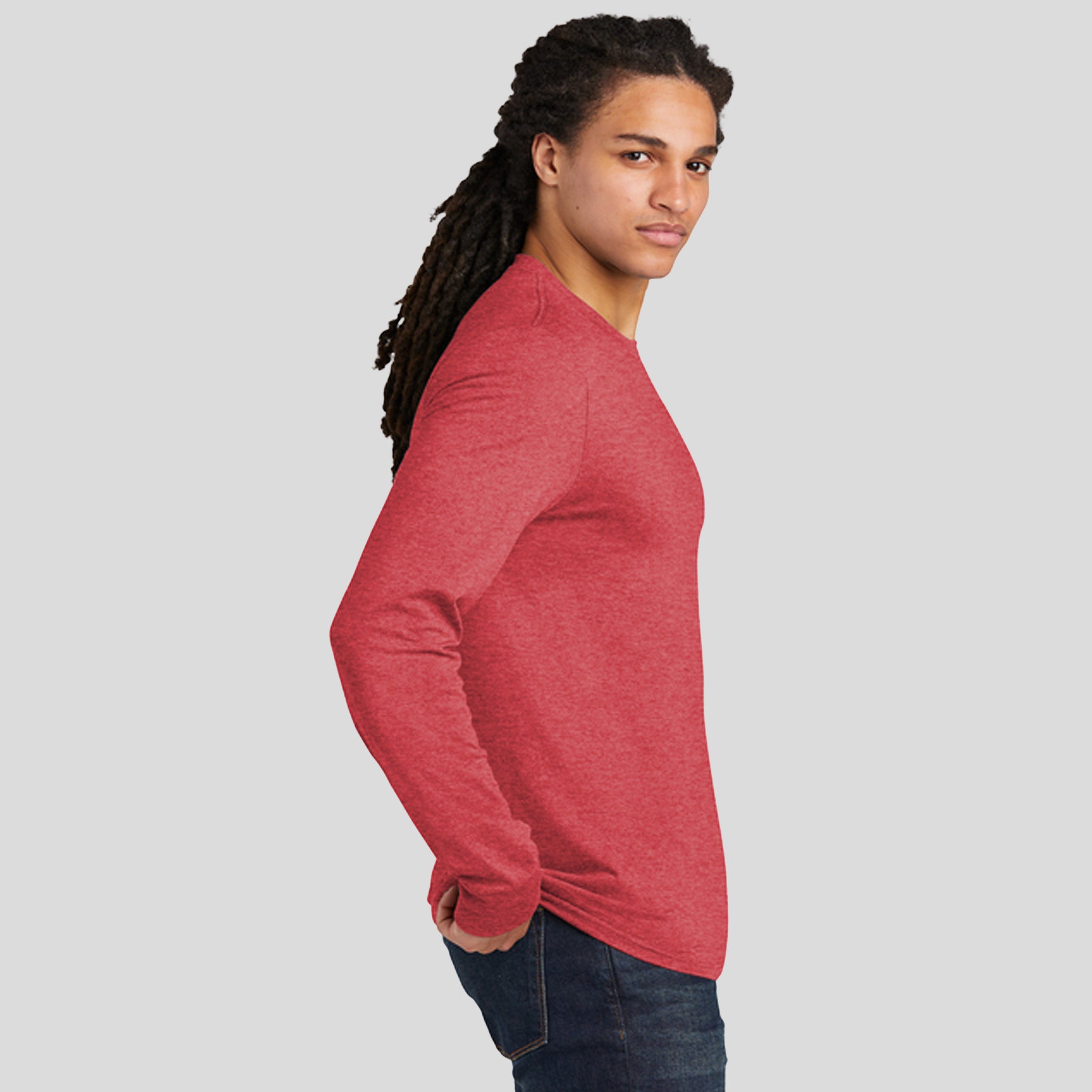 Perfect TriĀ® Long Sleeve Tee | Red Frost