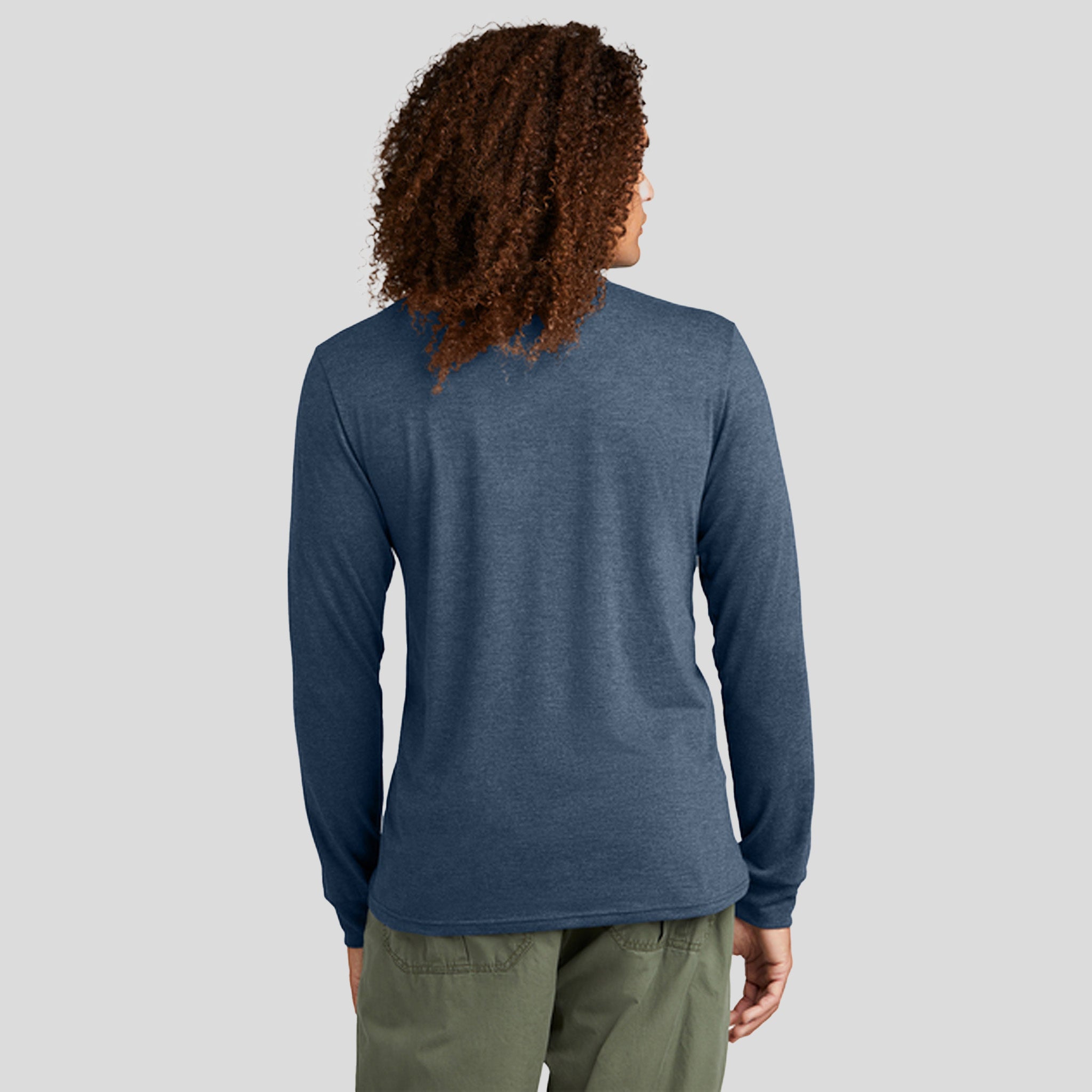 Perfect TriĀ® Long Sleeve Henley | Navy Frost
