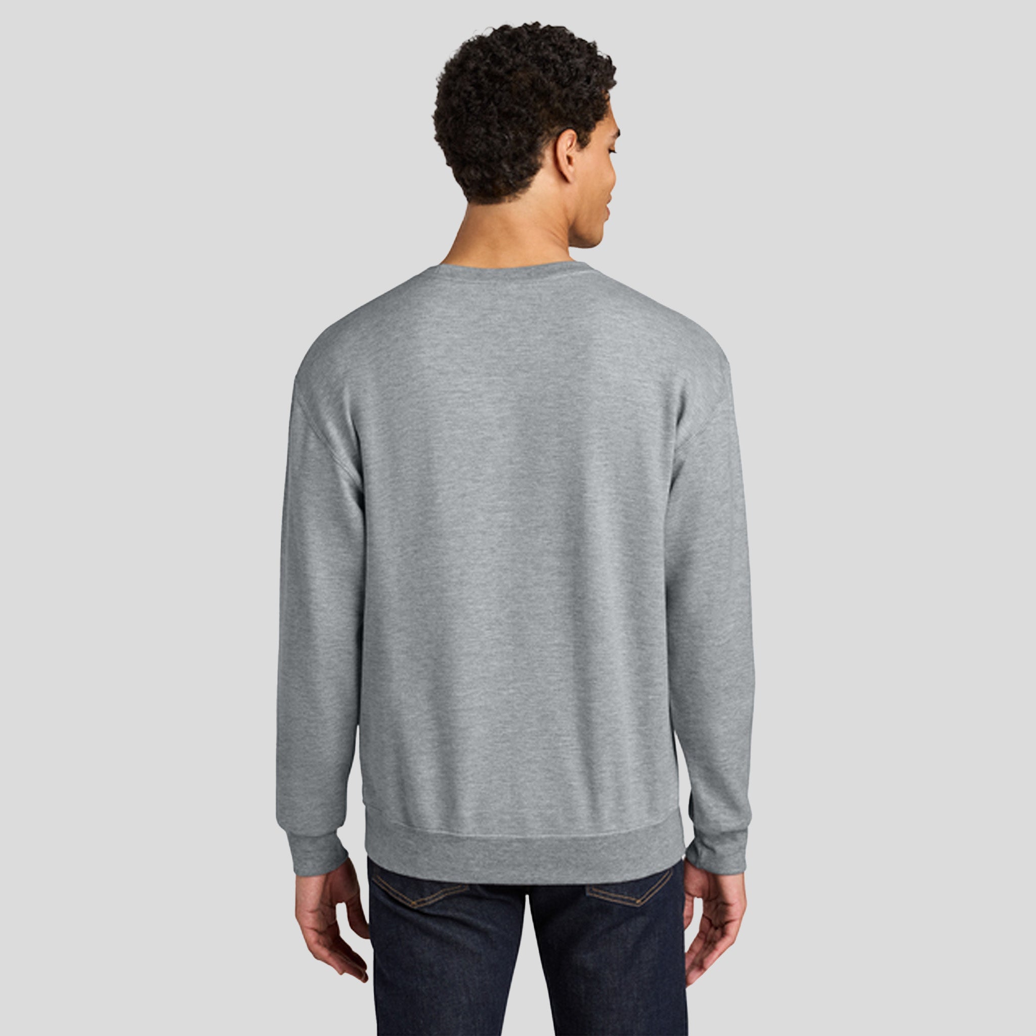 Ultimate⢠Unisex CVC Ring Spun Crewneck Sweatshirt | Athletic Heather