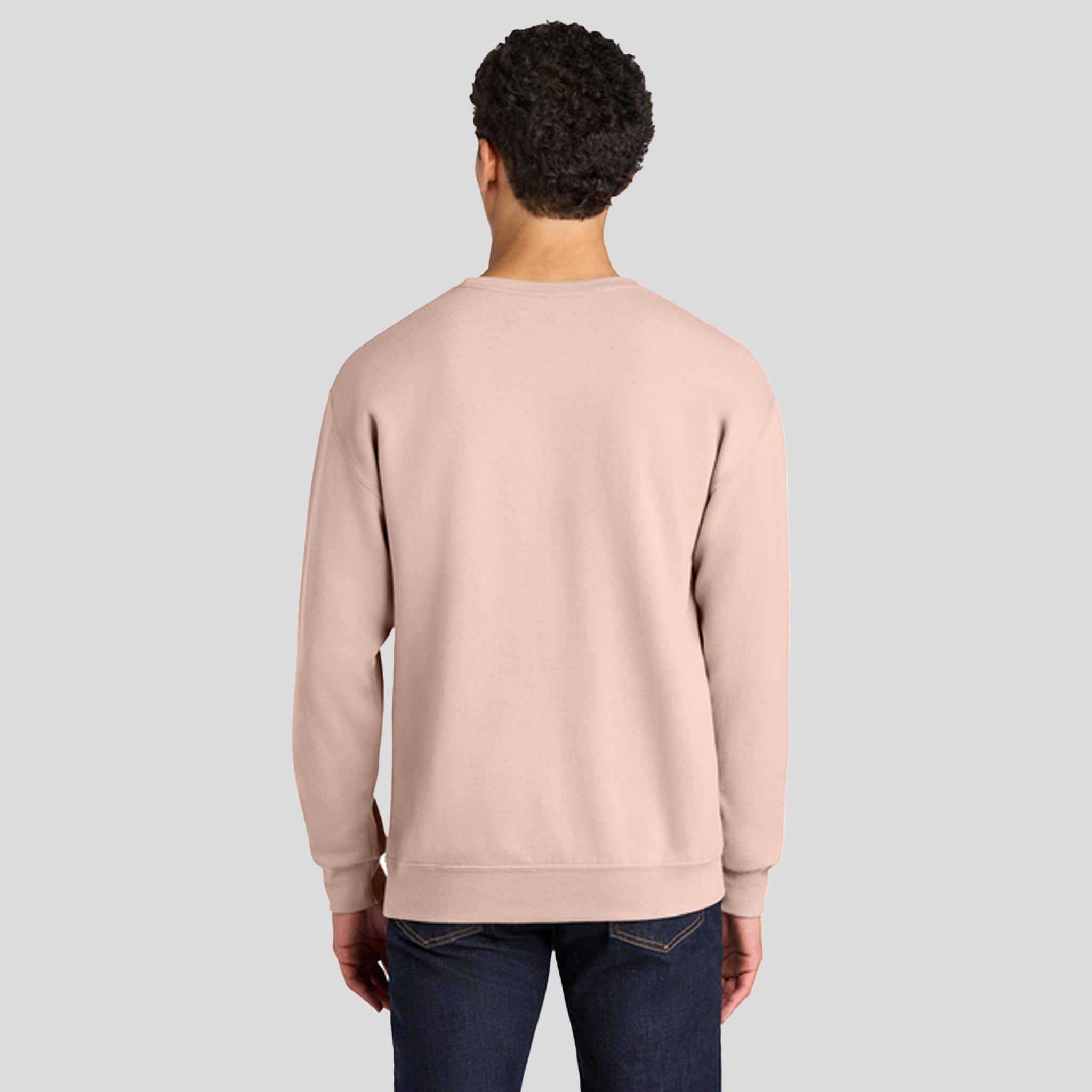 Ultimate⢠Unisex CVC Ring Spun Crewneck Sweatshirt | Blush Pink