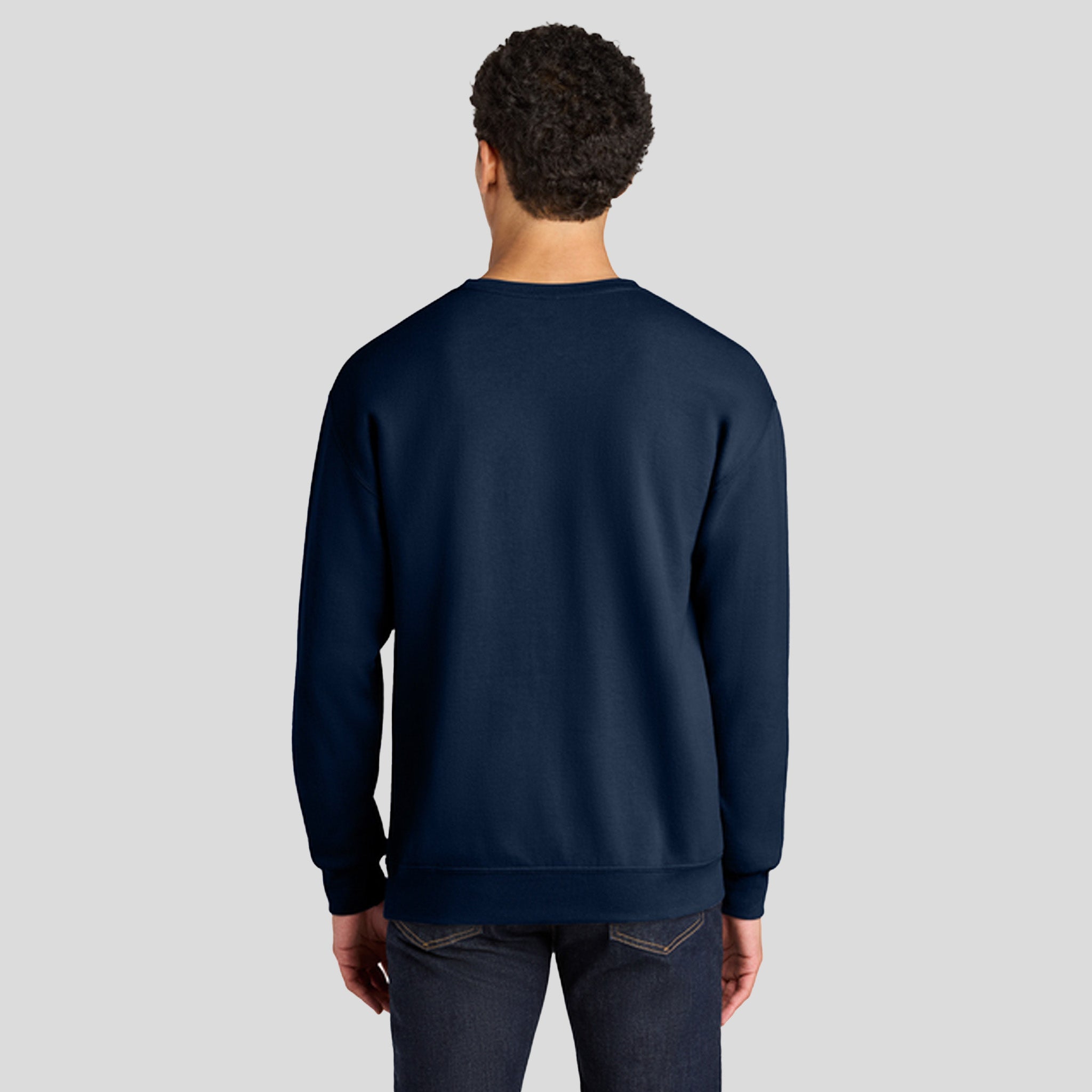 Ultimate⢠Unisex CVC Ring Spun Crewneck Sweatshirt | J. Navy