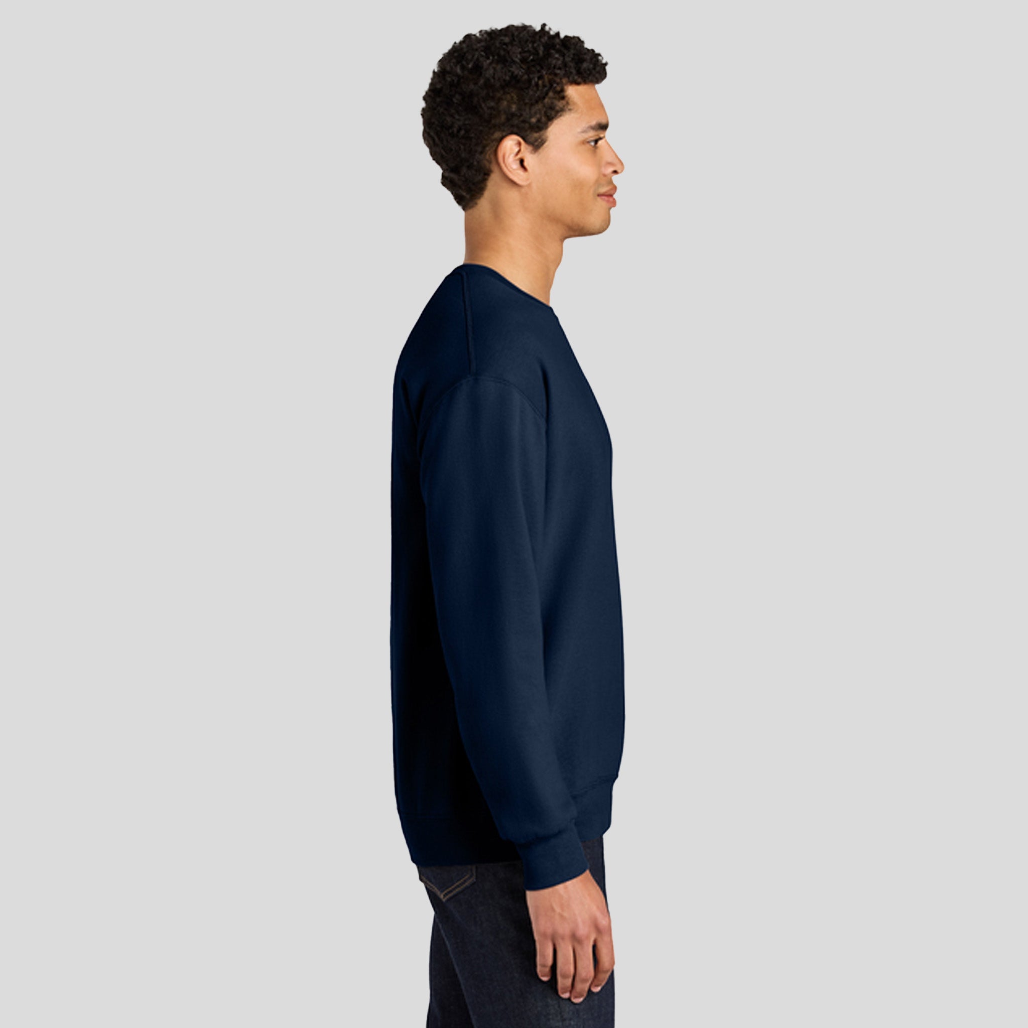 Ultimate⢠Unisex CVC Ring Spun Crewneck Sweatshirt | J. Navy