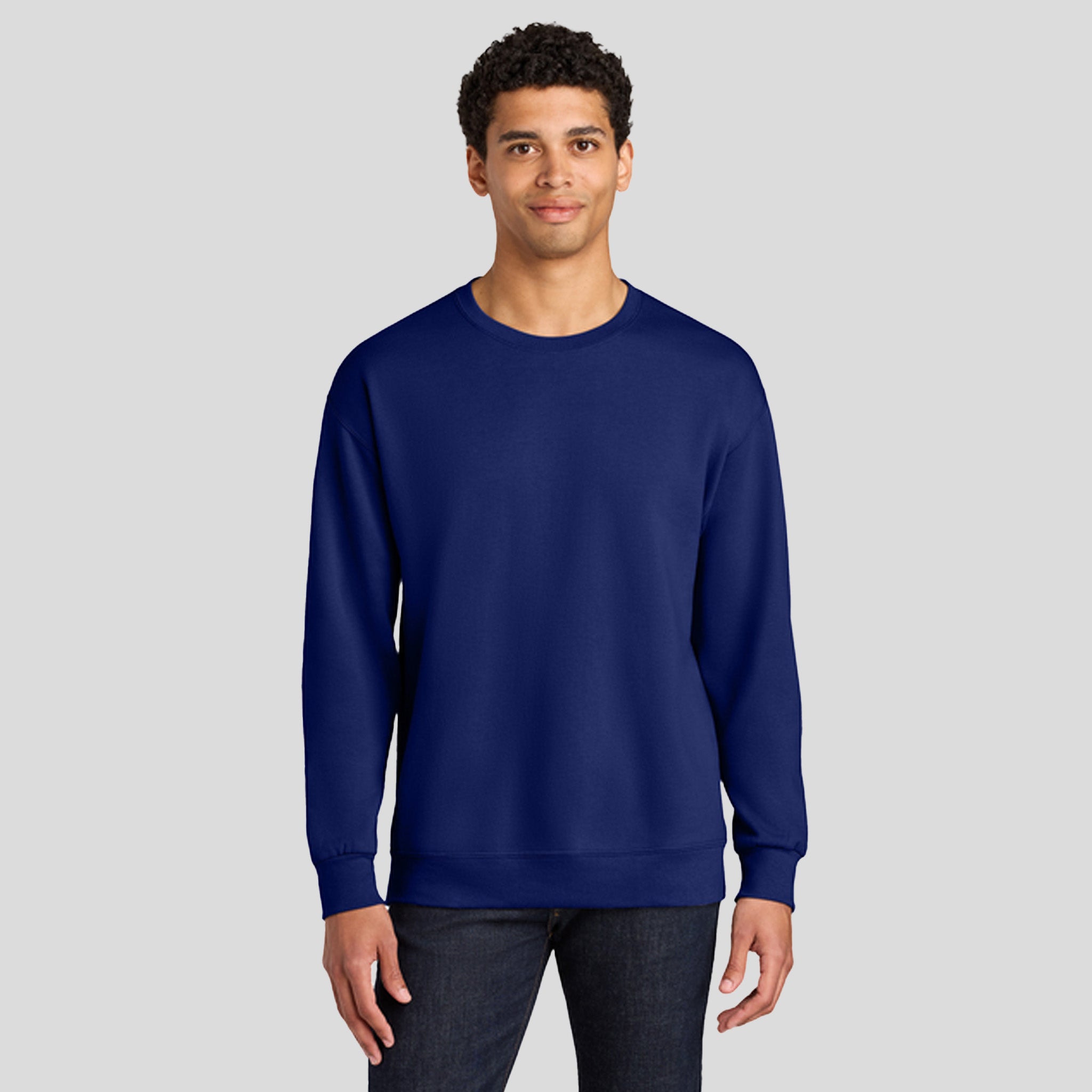 Ultimate⢠Unisex CVC Ring Spun Crewneck Sweatshirt | Orchid