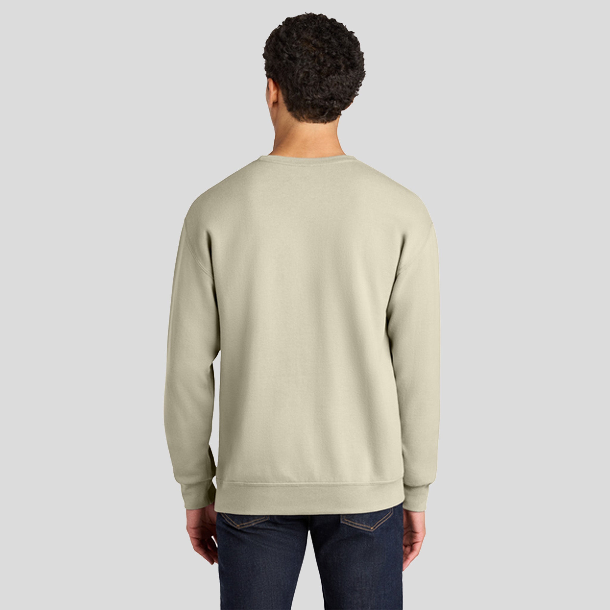 Ultimate⢠Unisex CVC Ring Spun Crewneck Sweatshirt | Putty