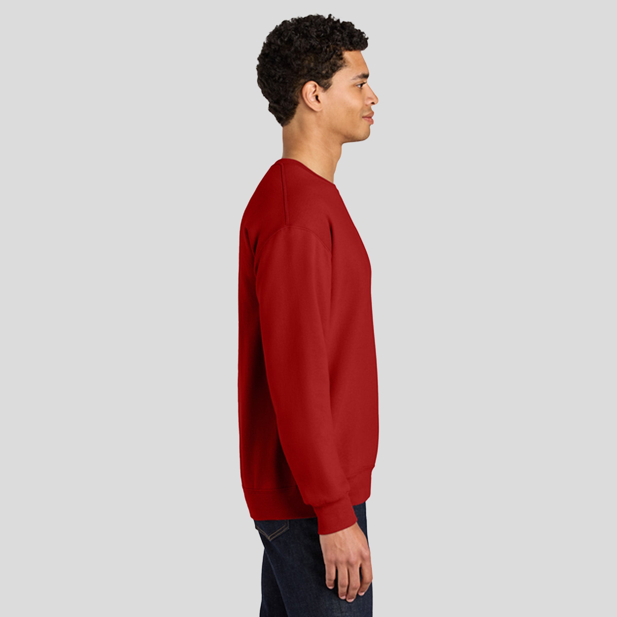 Ultimate⢠Unisex CVC Ring Spun Crewneck Sweatshirt | True Red
