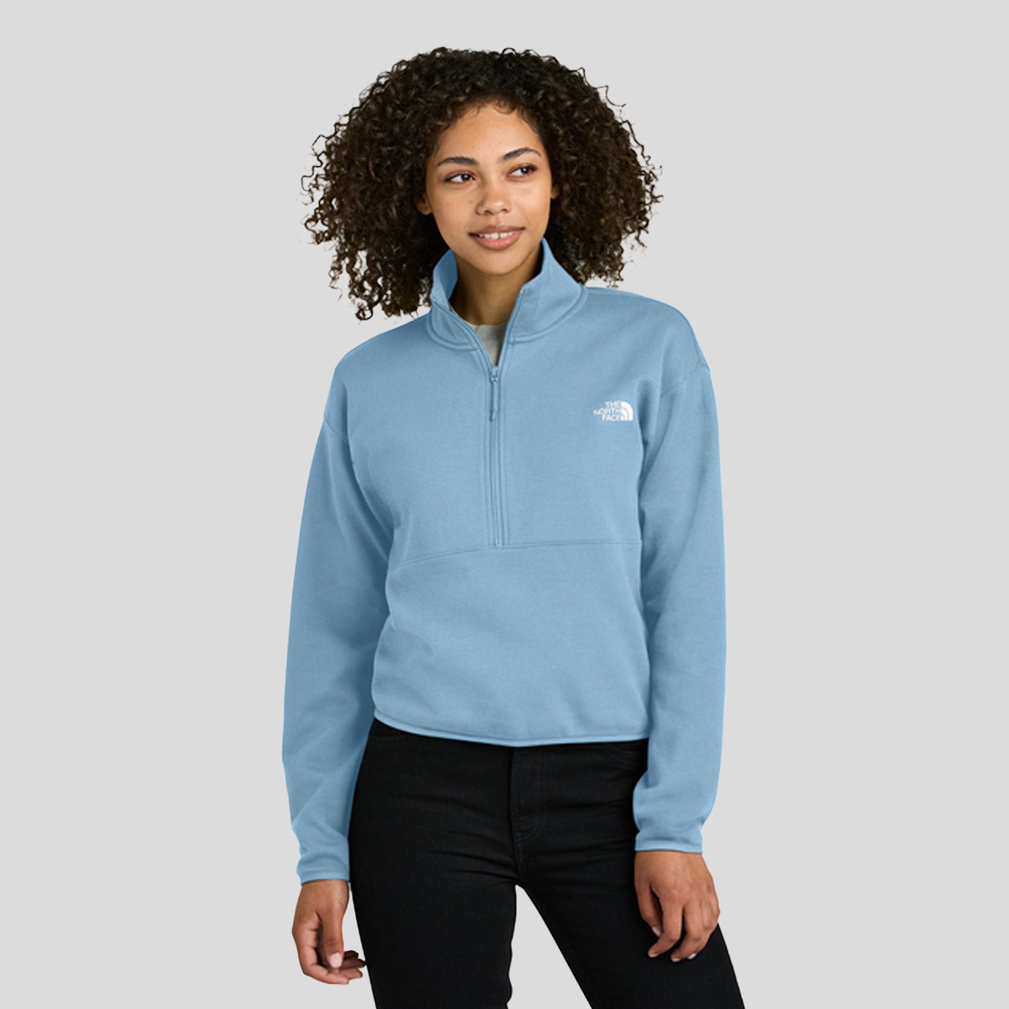 Women’s Double-Knit 1/2-Zip Fleece | Steel Blue