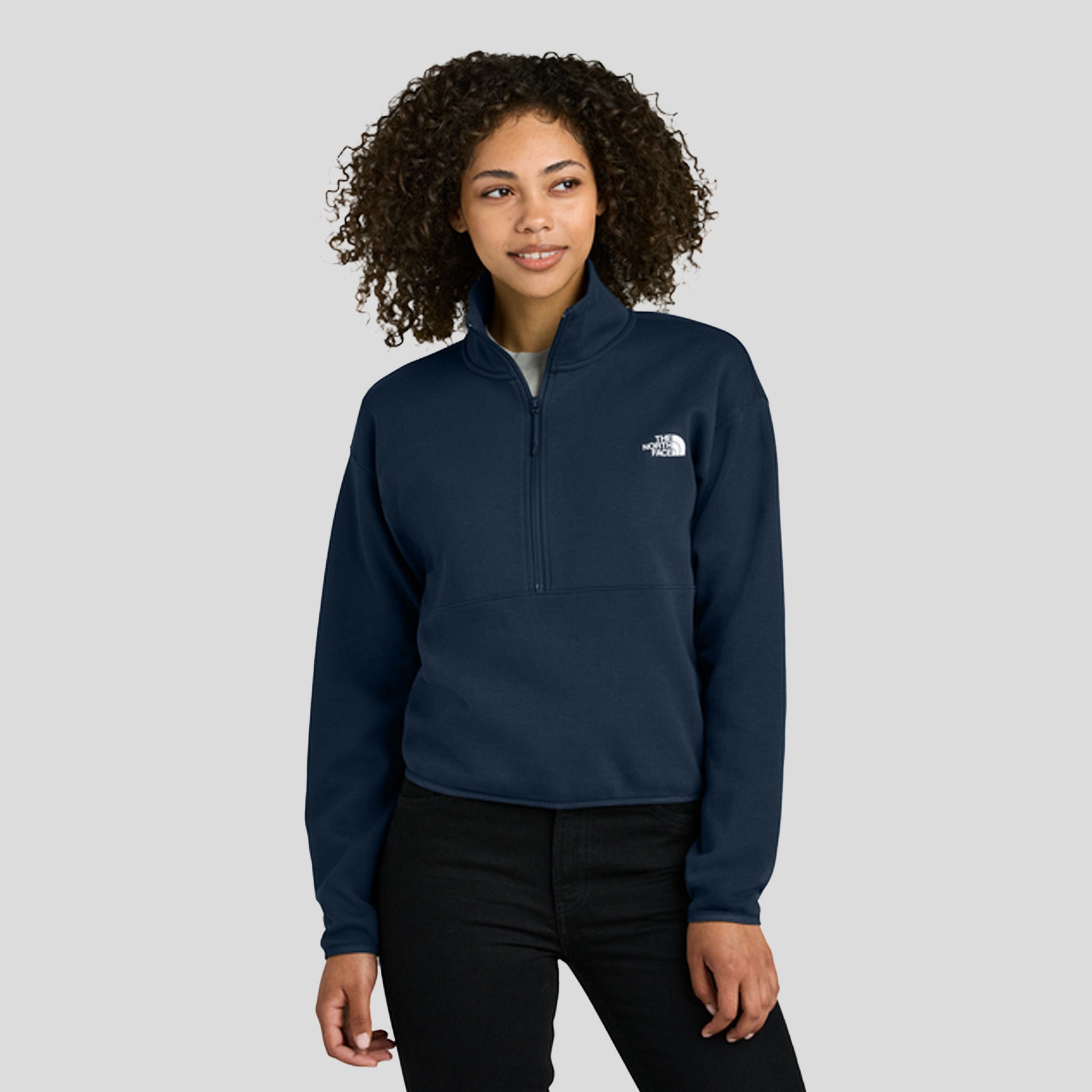 Women’s Double-Knit 1/2-Zip Fleece | Summit Navy