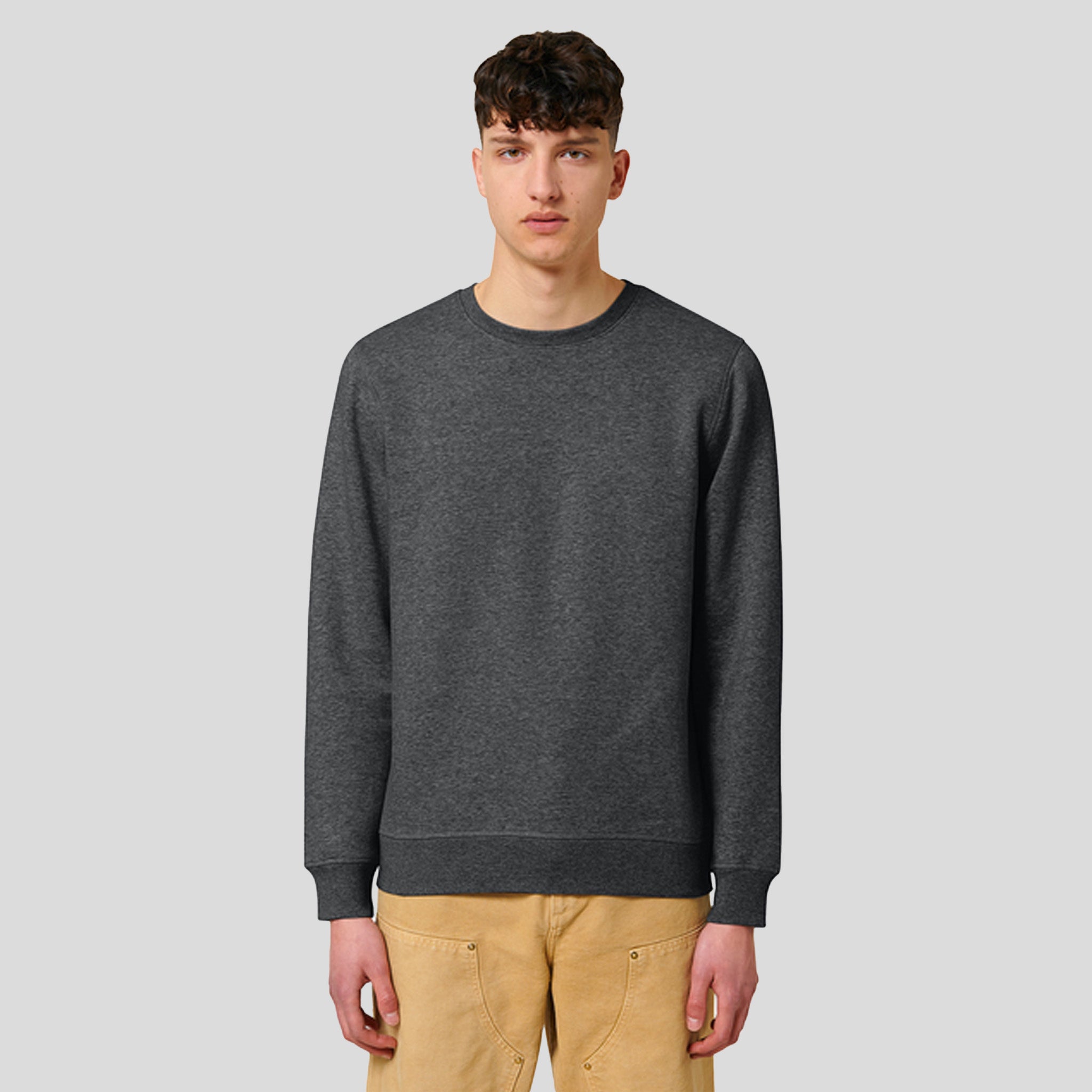 Unisex Roller Crewneck Sweatshirt | Dark Heather Grey