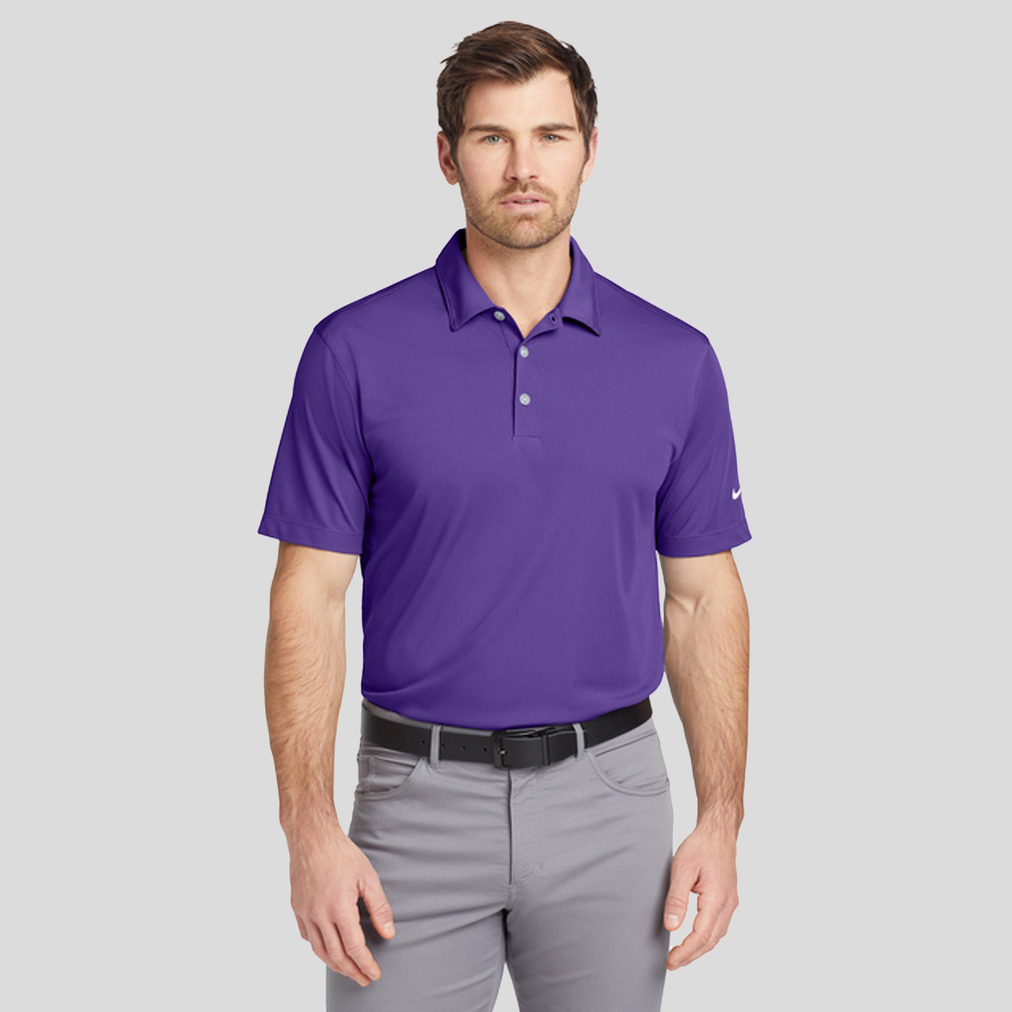 Dri-FIT Vertical Mesh Polo | Court Purple