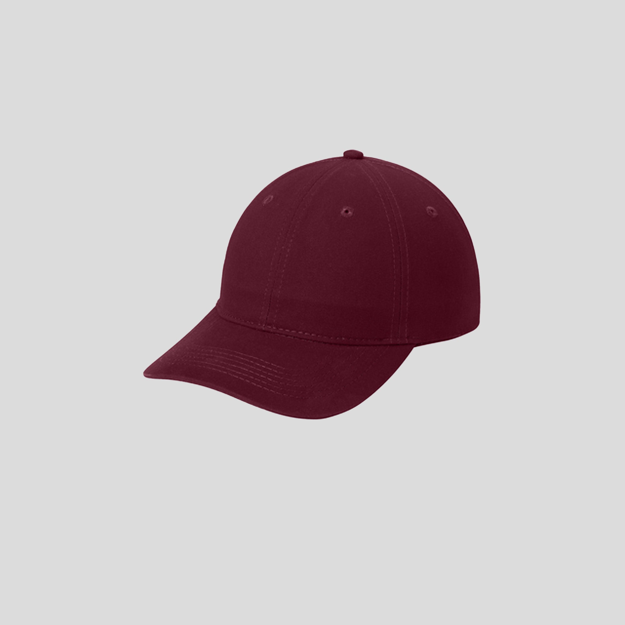 Brushed Twill Low Profile Cap | Maroon