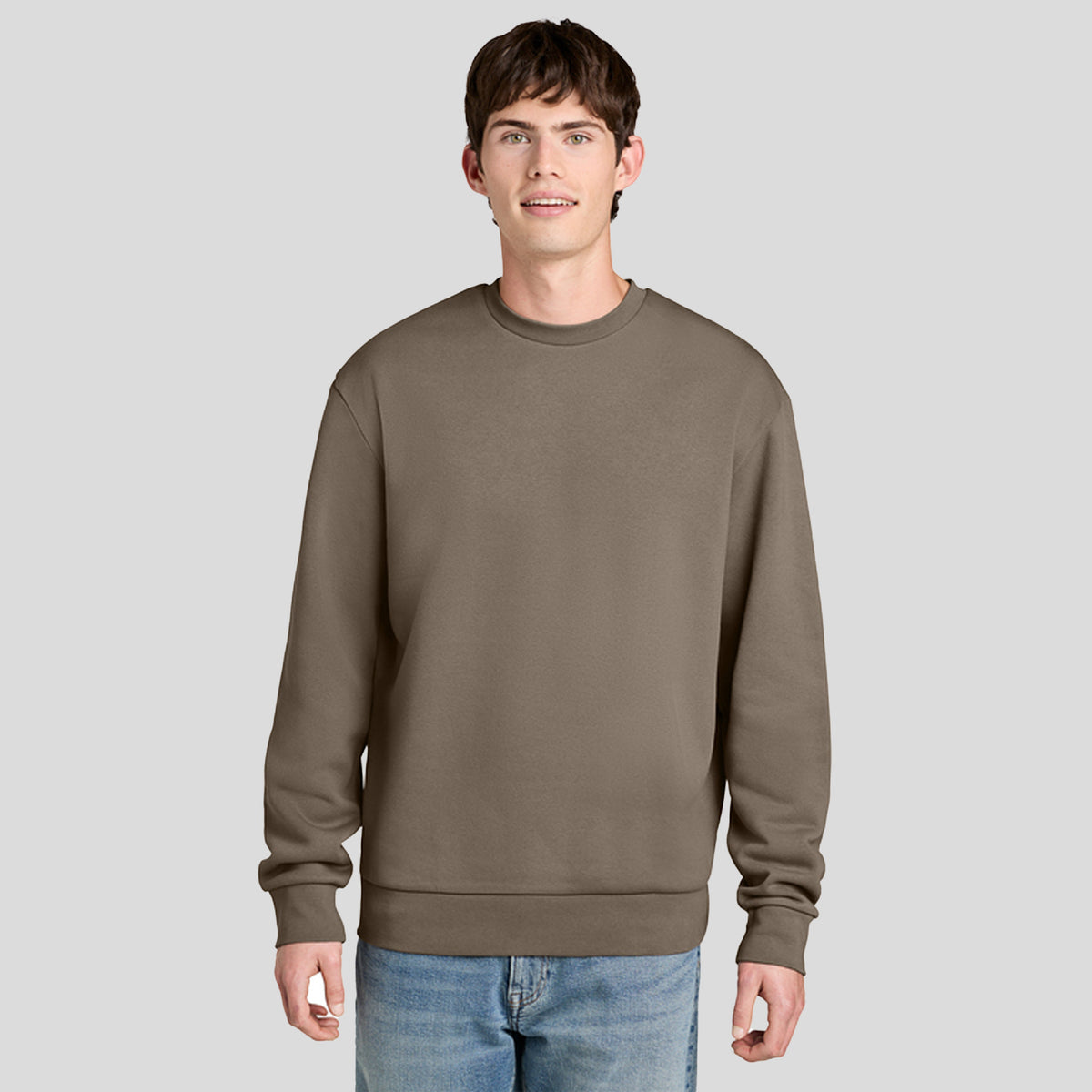 MelloFleece Crew Sweater | Warm Taupe