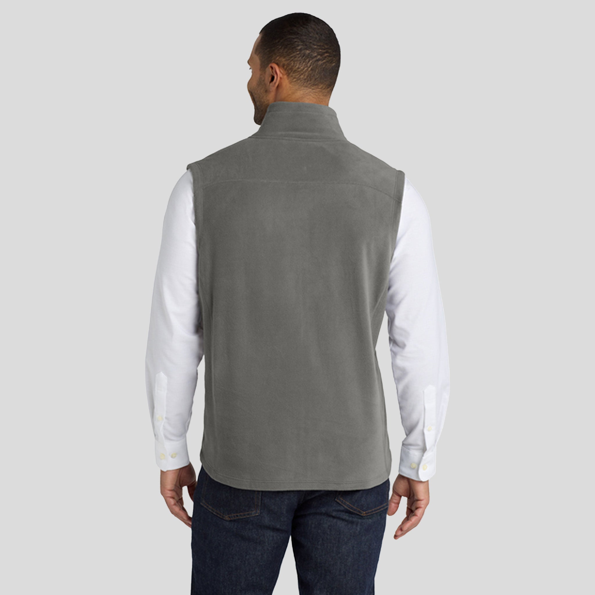 Microfleece Vest | Pearl Grey
