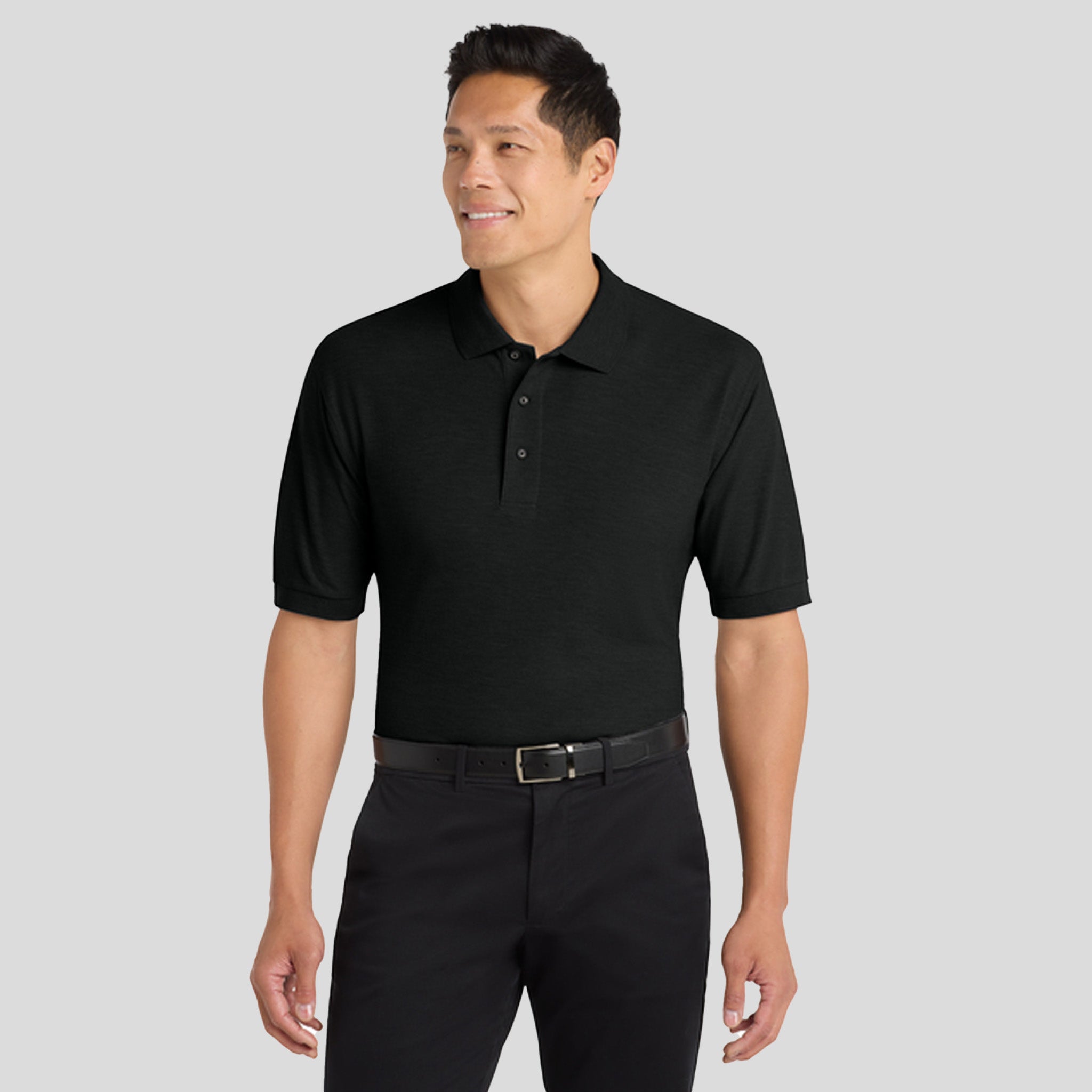 Silk Touchâ„¢ Polo | Black