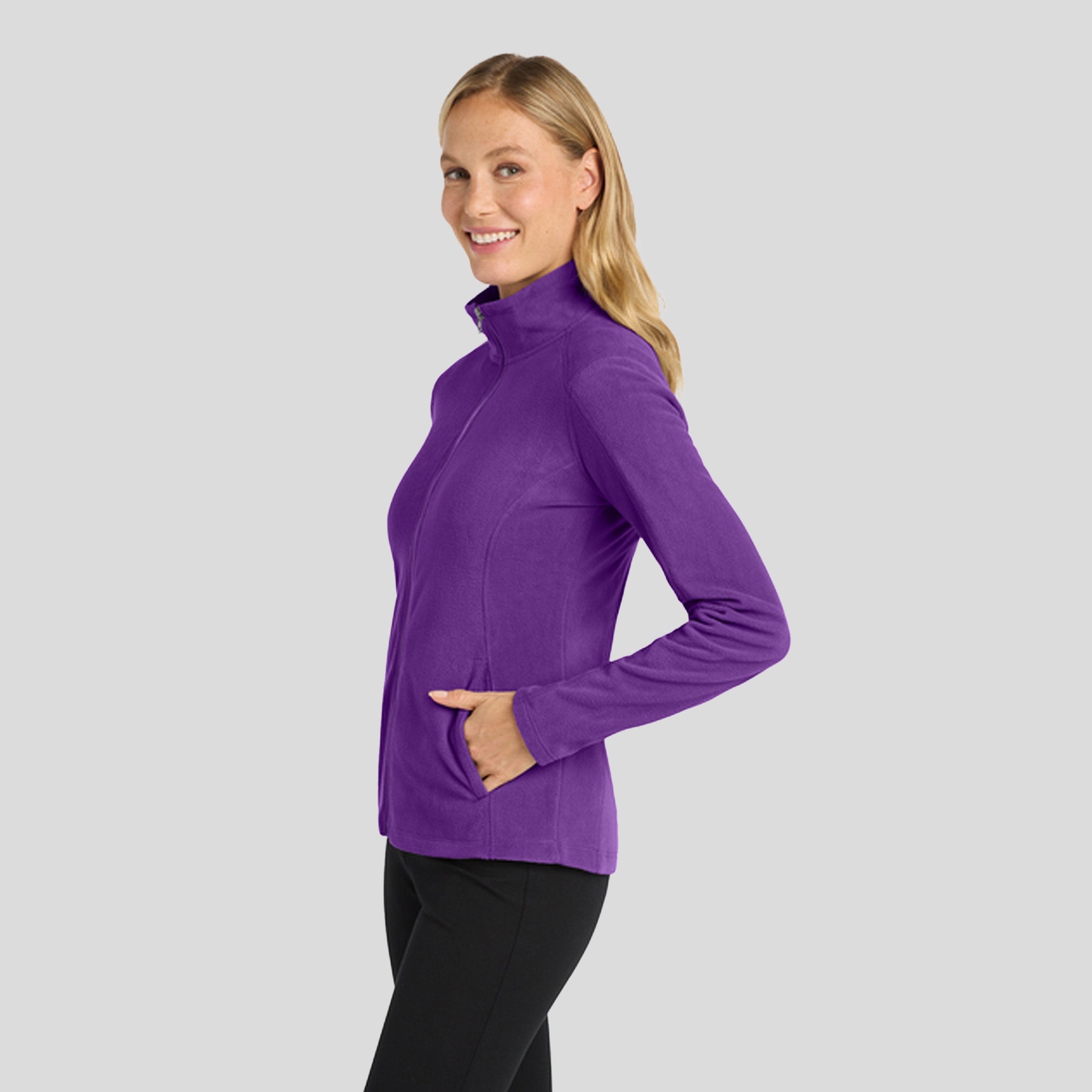 Women's Microfleece Jacket | Amethyst Purple