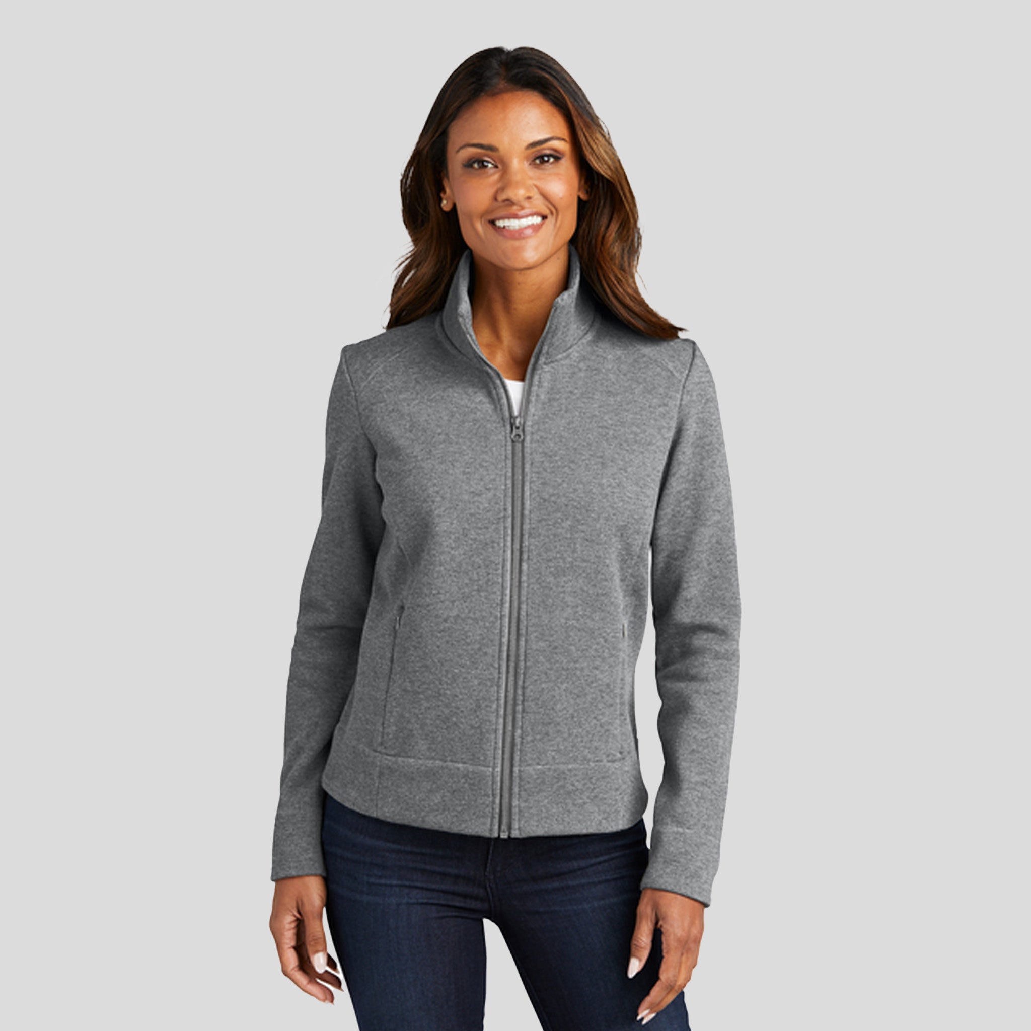 Women's Network Fleece Jacket | Grey Heather