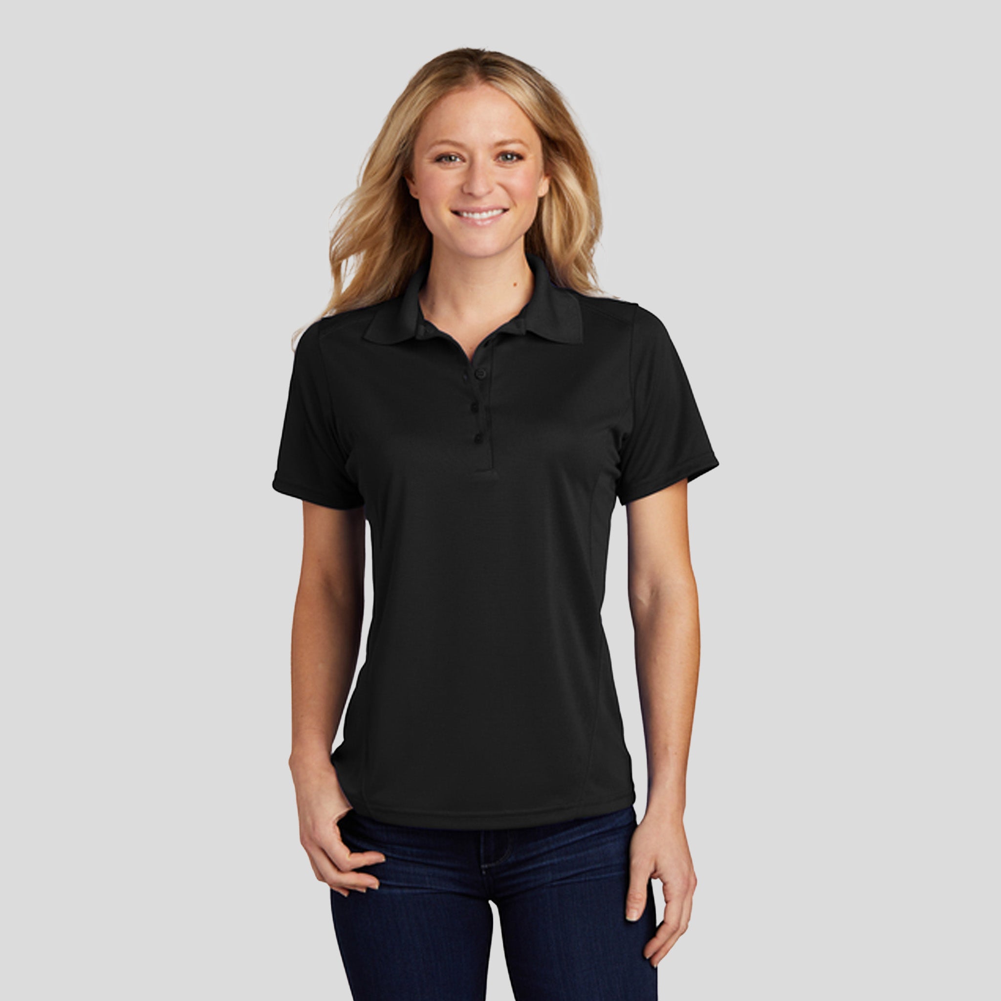 Women's Dry ZoneĀ® Raglan Accent Polo | Black