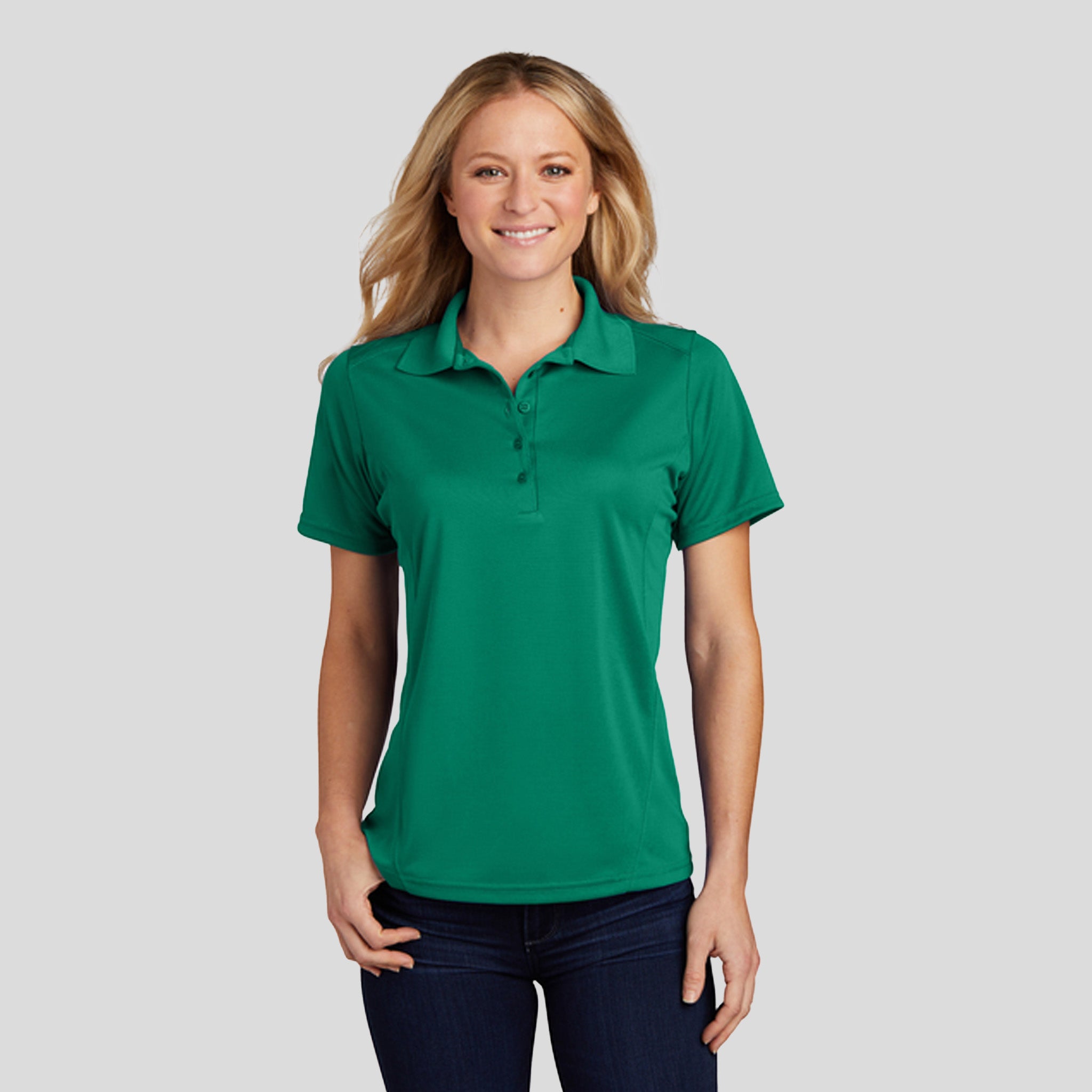 Women's Dry ZoneĀ® Raglan Accent Polo | Kelly Green