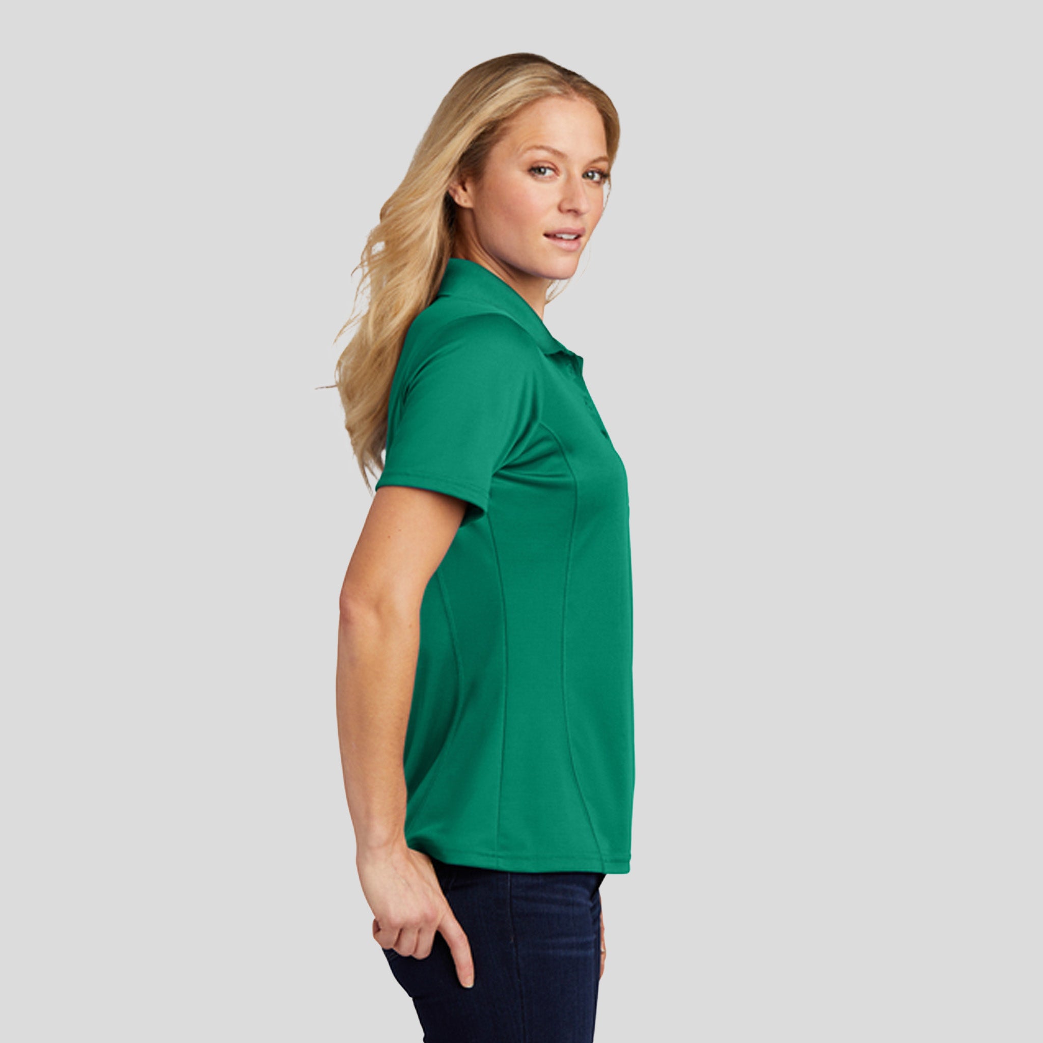 Women's Dry ZoneĀ® Raglan Accent Polo | Kelly Green