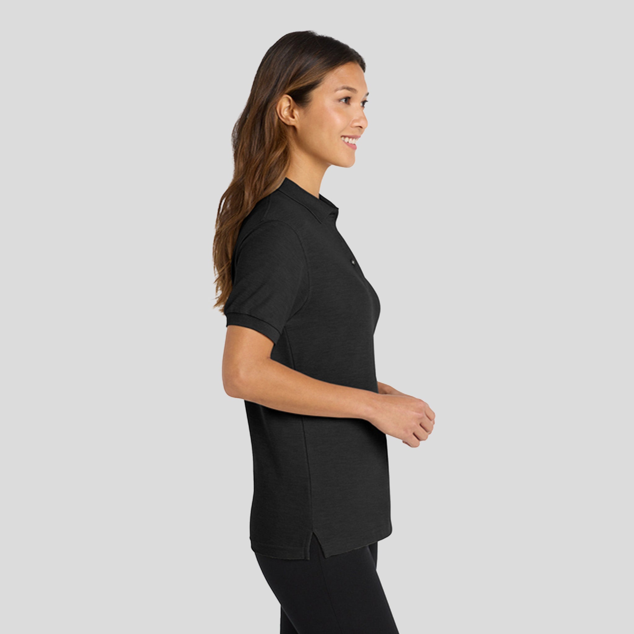 Women's Silk Touchâ„¢ Polo | Black