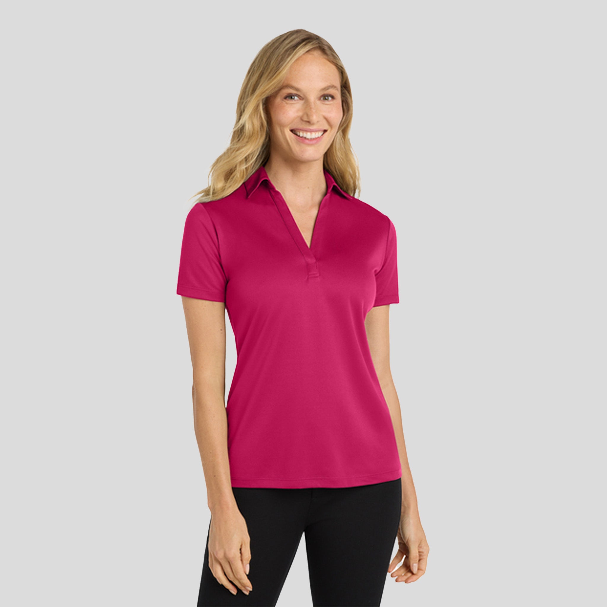 Women's Silk Touchâ„¢ Performance Polo | Pink Raspberry