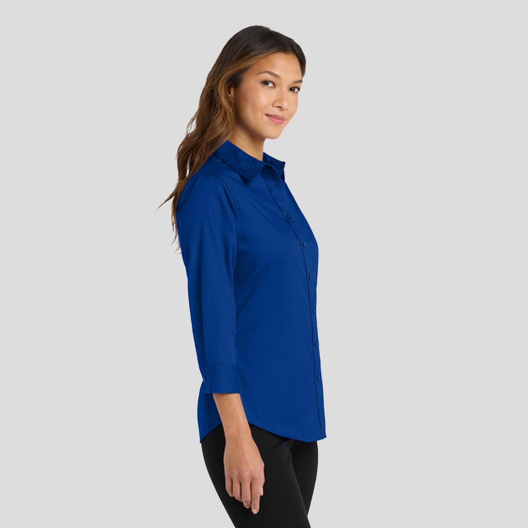 Women's 3/4-Sleeve Easy Care Shirt | Royal