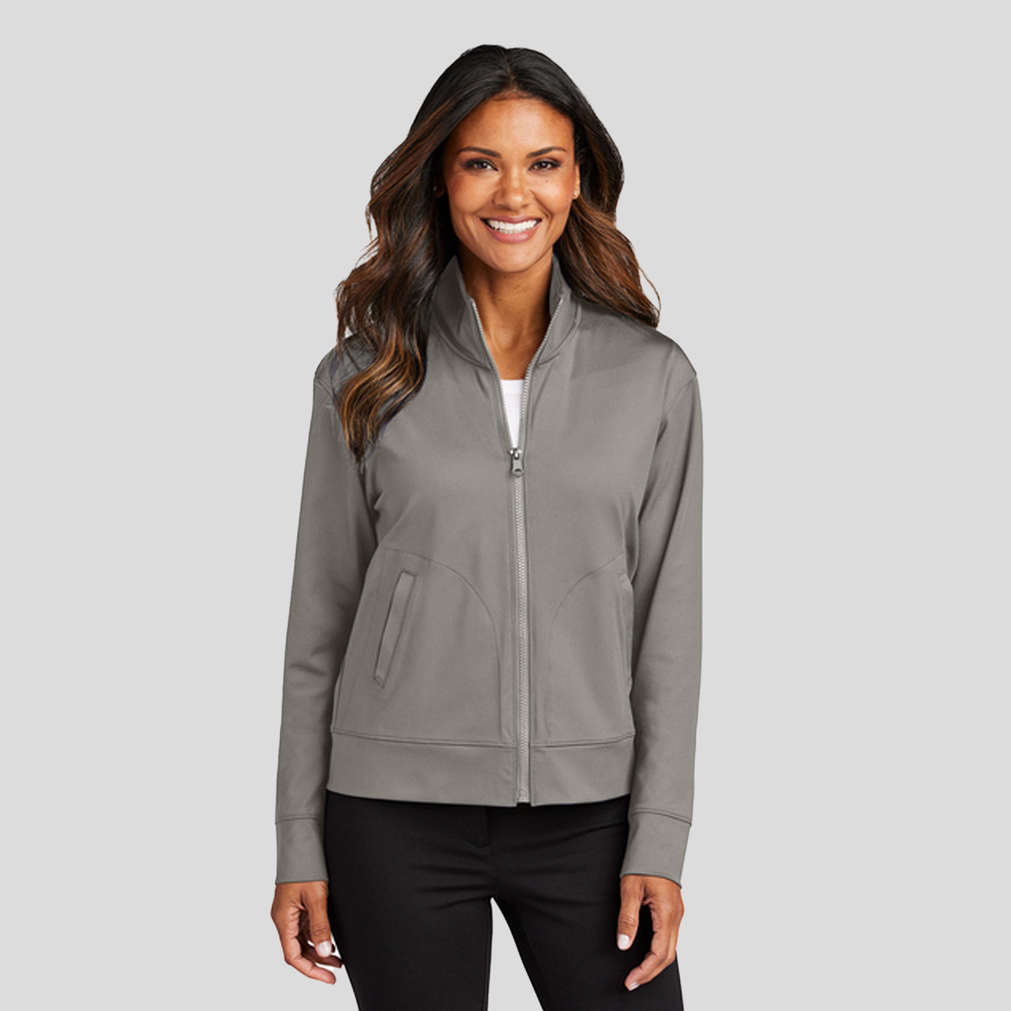 Women's C-FREEĀ® Double Knit Full-Zip | Smoke Grey