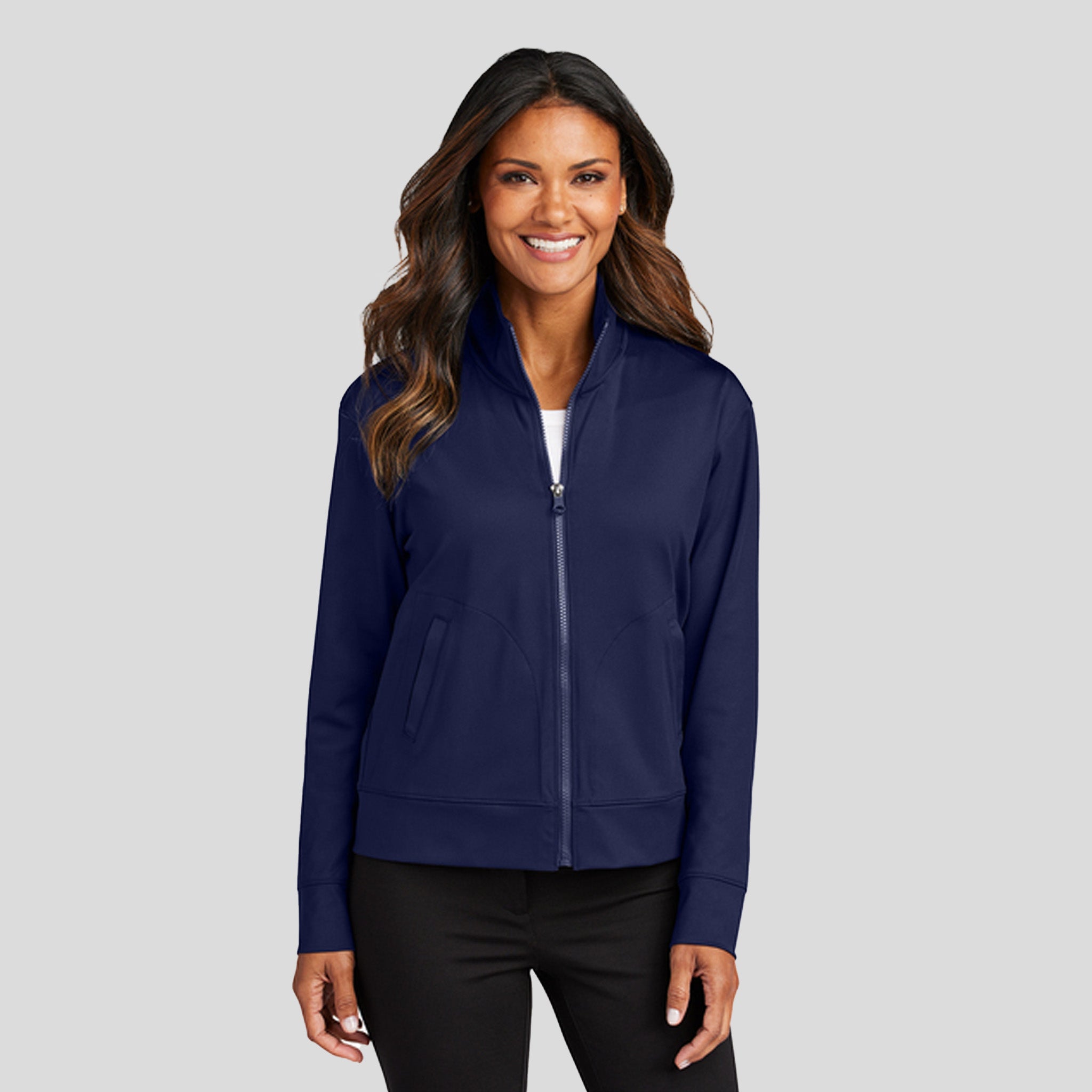 Women's C-FREEĀ® Double Knit Full-Zip | Navy