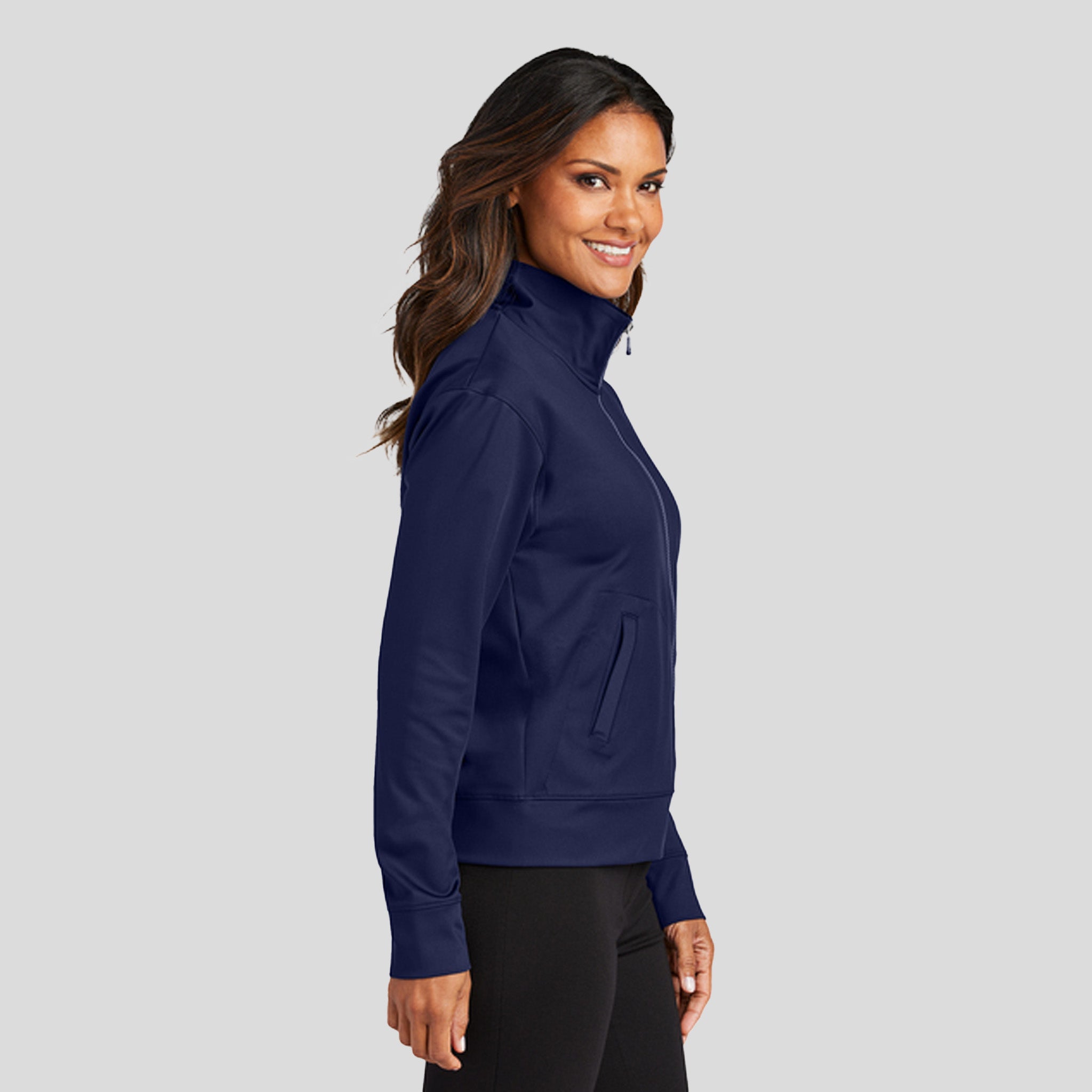 Women's C-FREEĀ® Double Knit Full-Zip | Navy