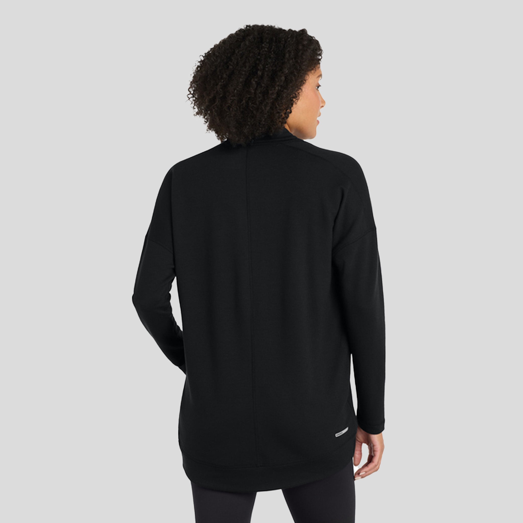 Women's Luuma Cocoon Fleece | Black