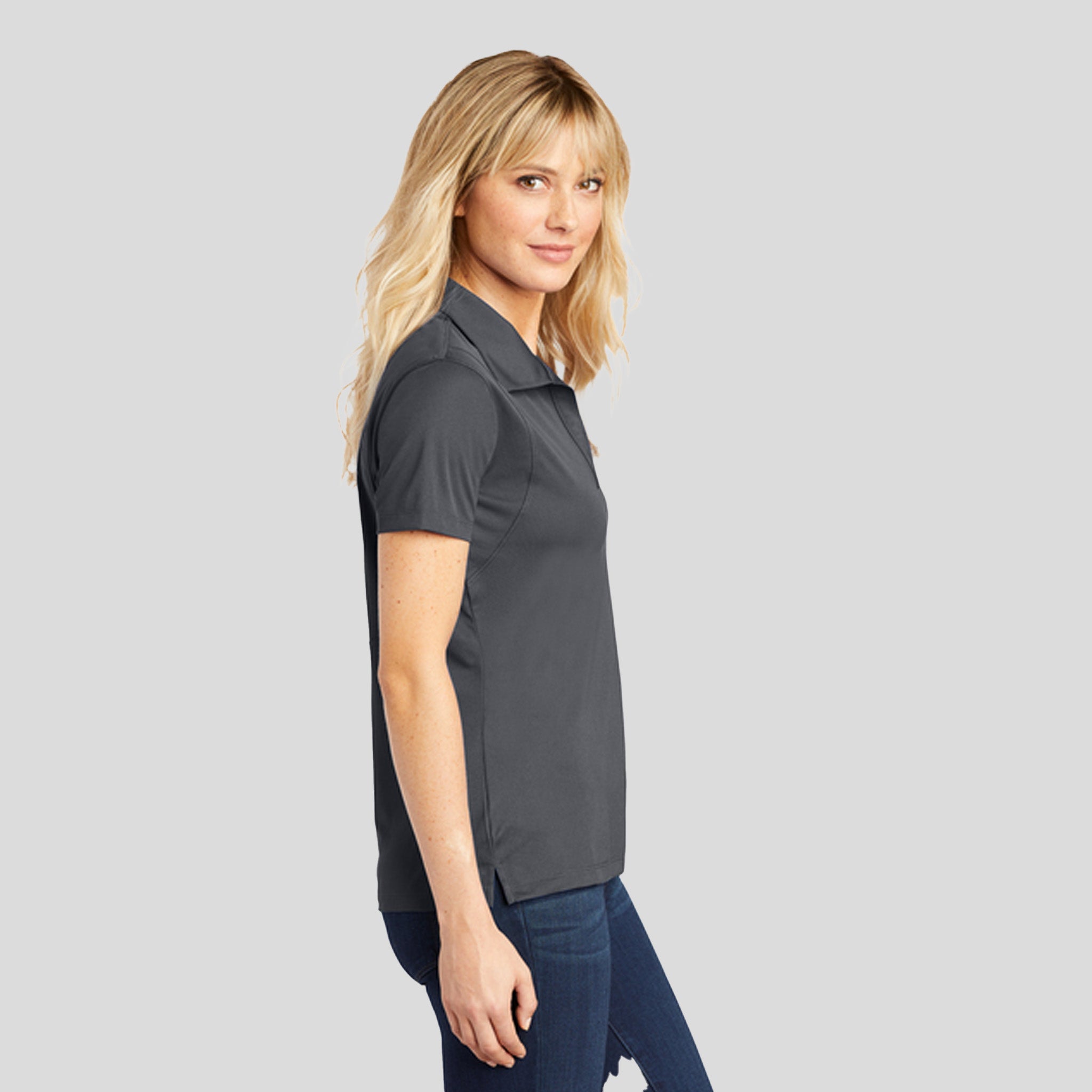 Women's Micropique Sport-Wick® Polo | Iron Grey