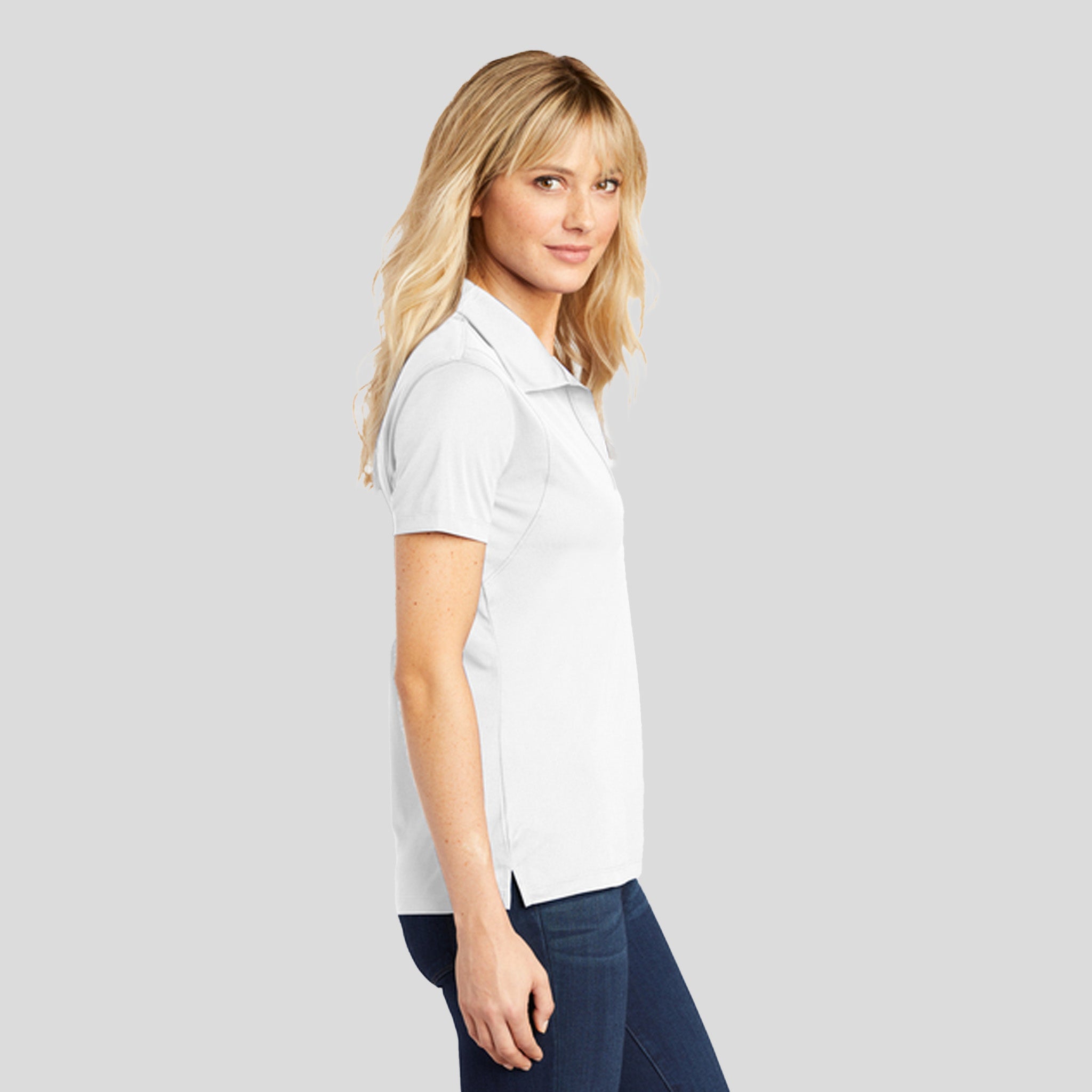 Women's Micropique Sport-Wick® Polo | White