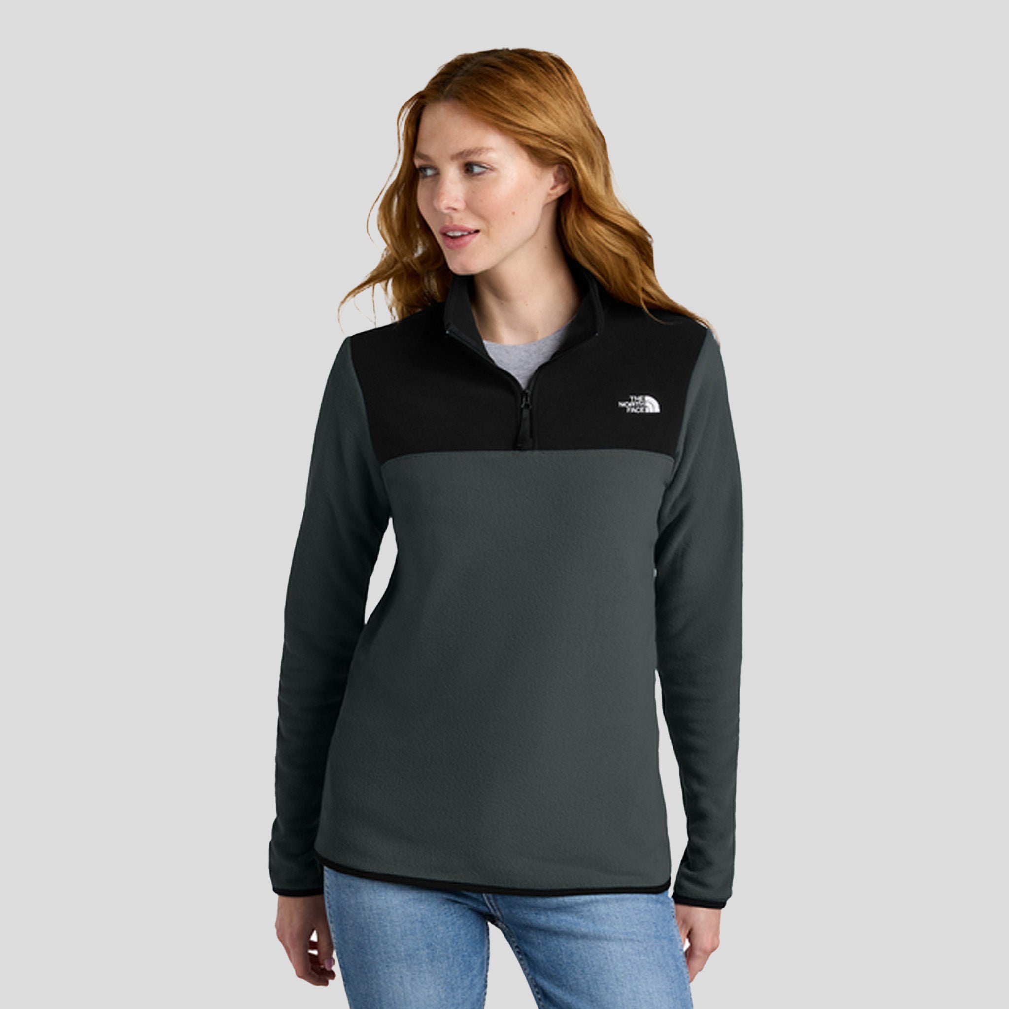 Women's Glacier 1/4-Zip Fleece | Asphalt Grey/TNF Black